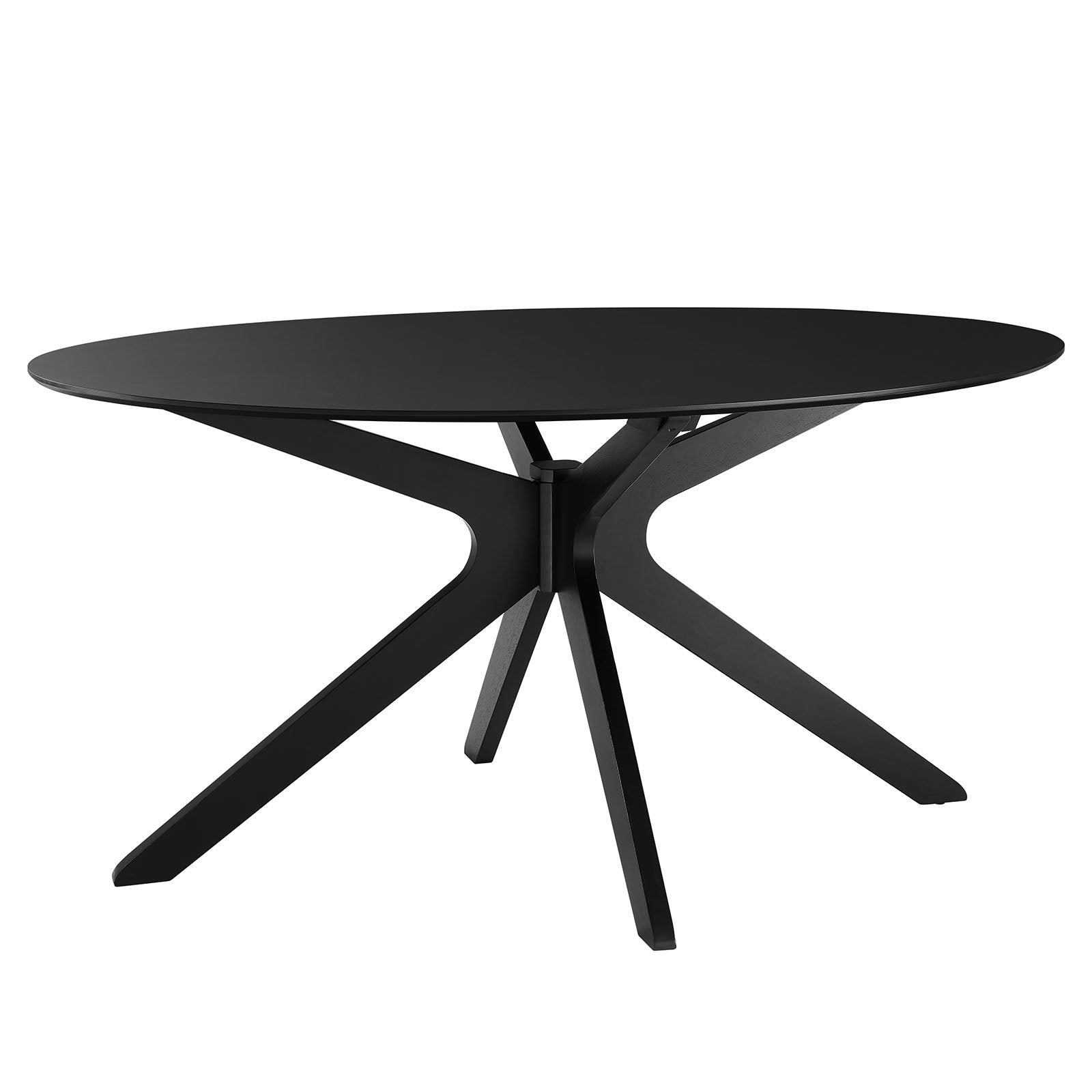 Traverse 63" Oval Dining Table-Dining Table-Modway-Wall2Wall Furnishings