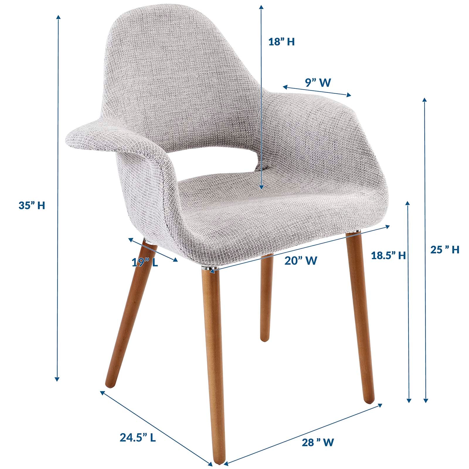 Aegis Dining Armchair-Dining Chair-Modway-Wall2Wall Furnishings