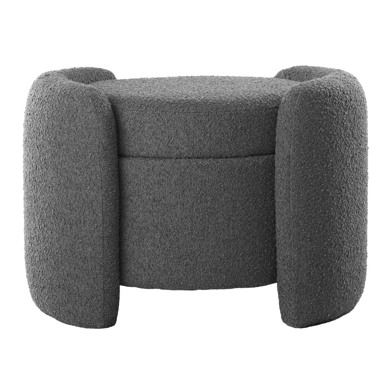 Nebula Boucle Upholstered Ottoman-Chair-Modway-Wall2Wall Furnishings