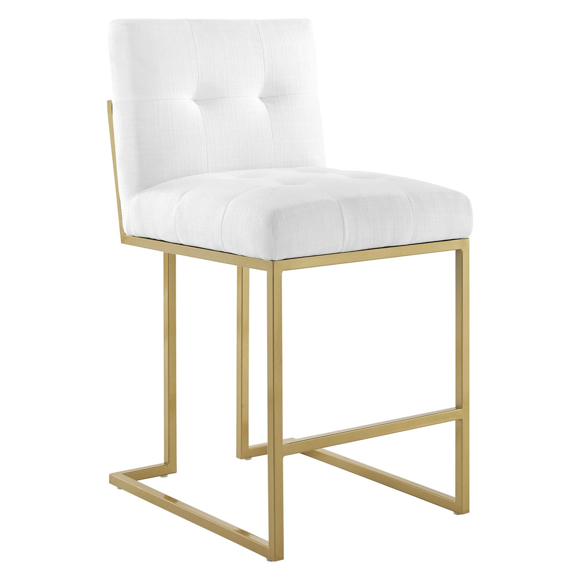 Privy Upholstered Fabric Counter Stool Set of 2
