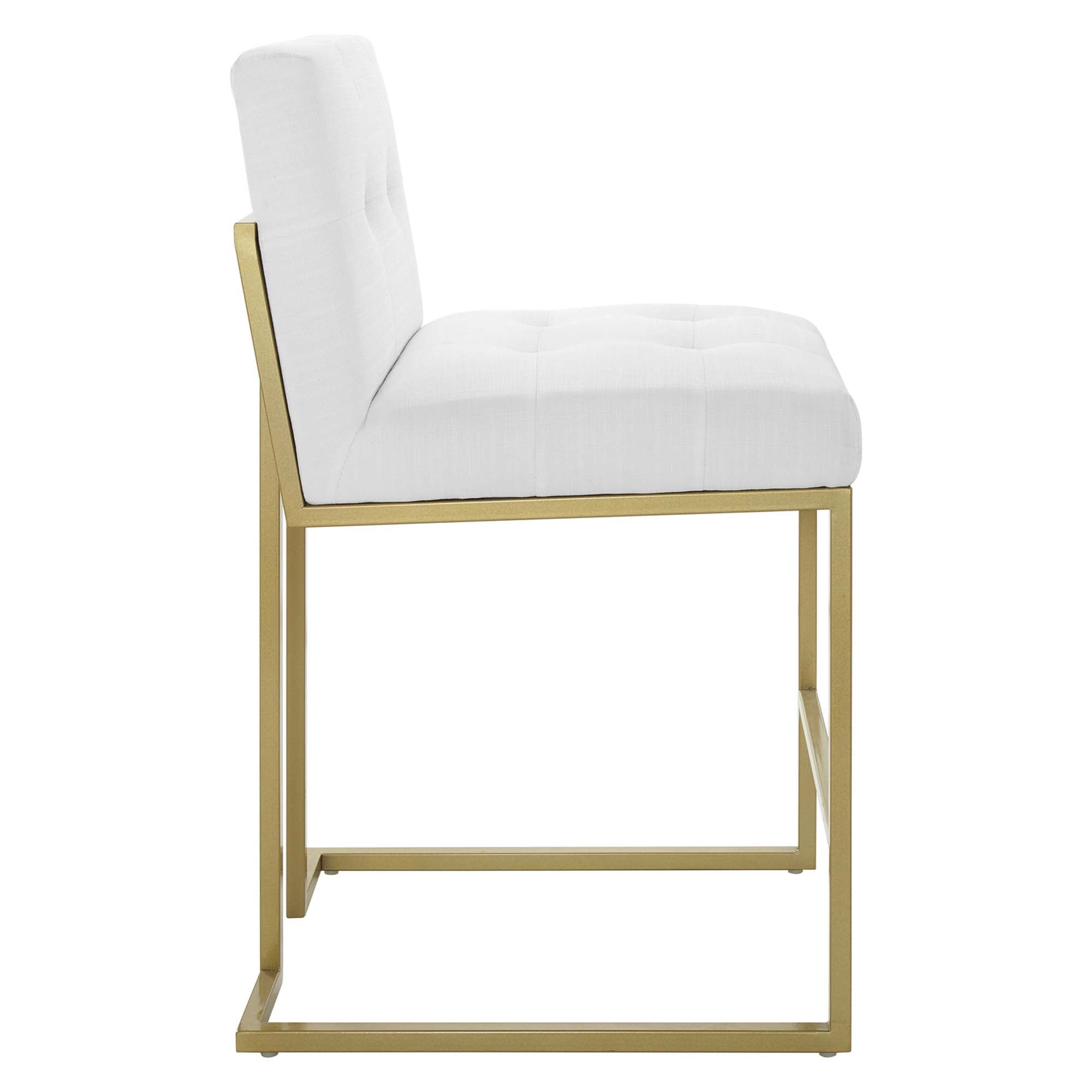 Privy Upholstered Fabric Counter Stool Set of 2