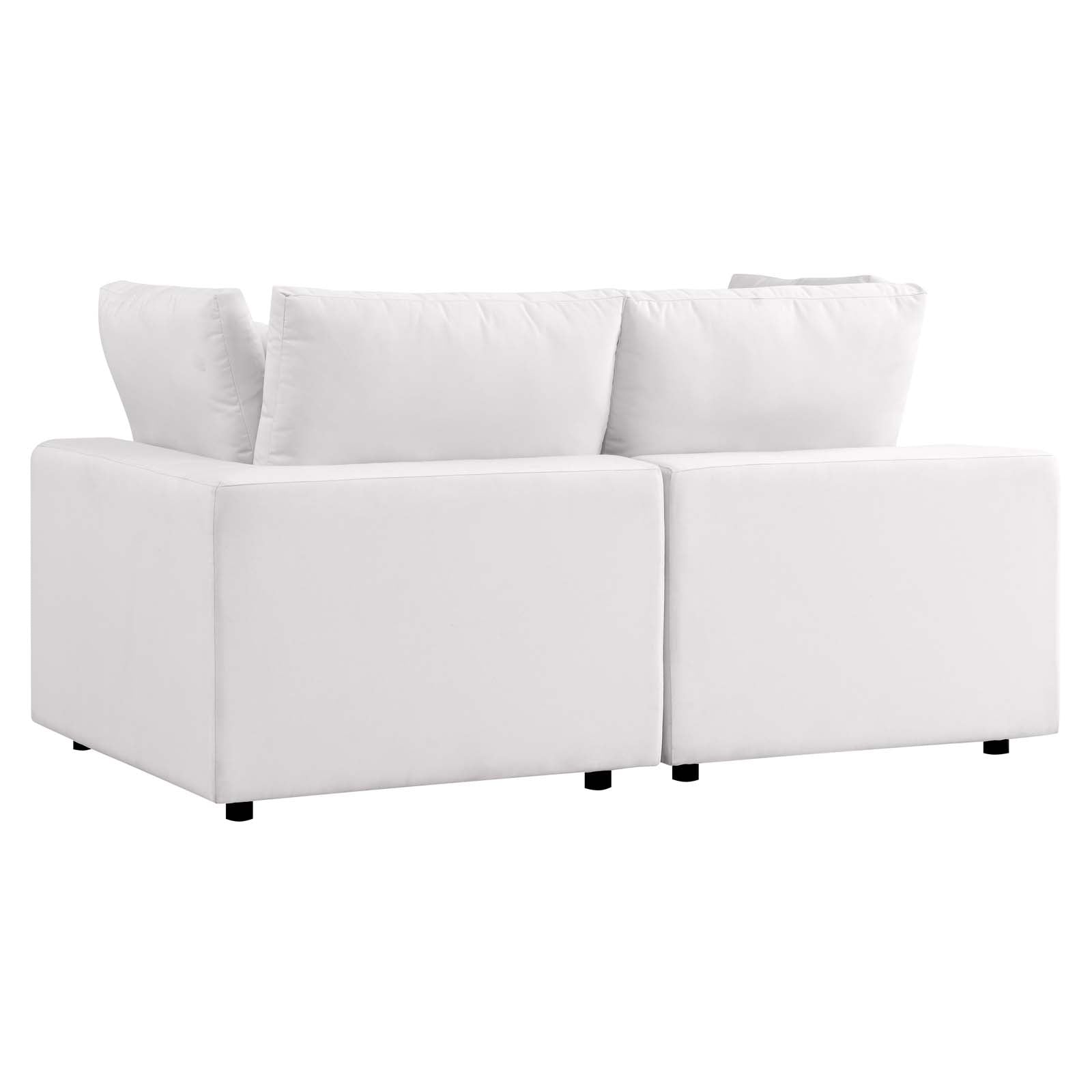 Commix Overstuffed Outdoor Patio Loveseat-Outdoor Loveseat-Modway-Wall2Wall Furnishings
