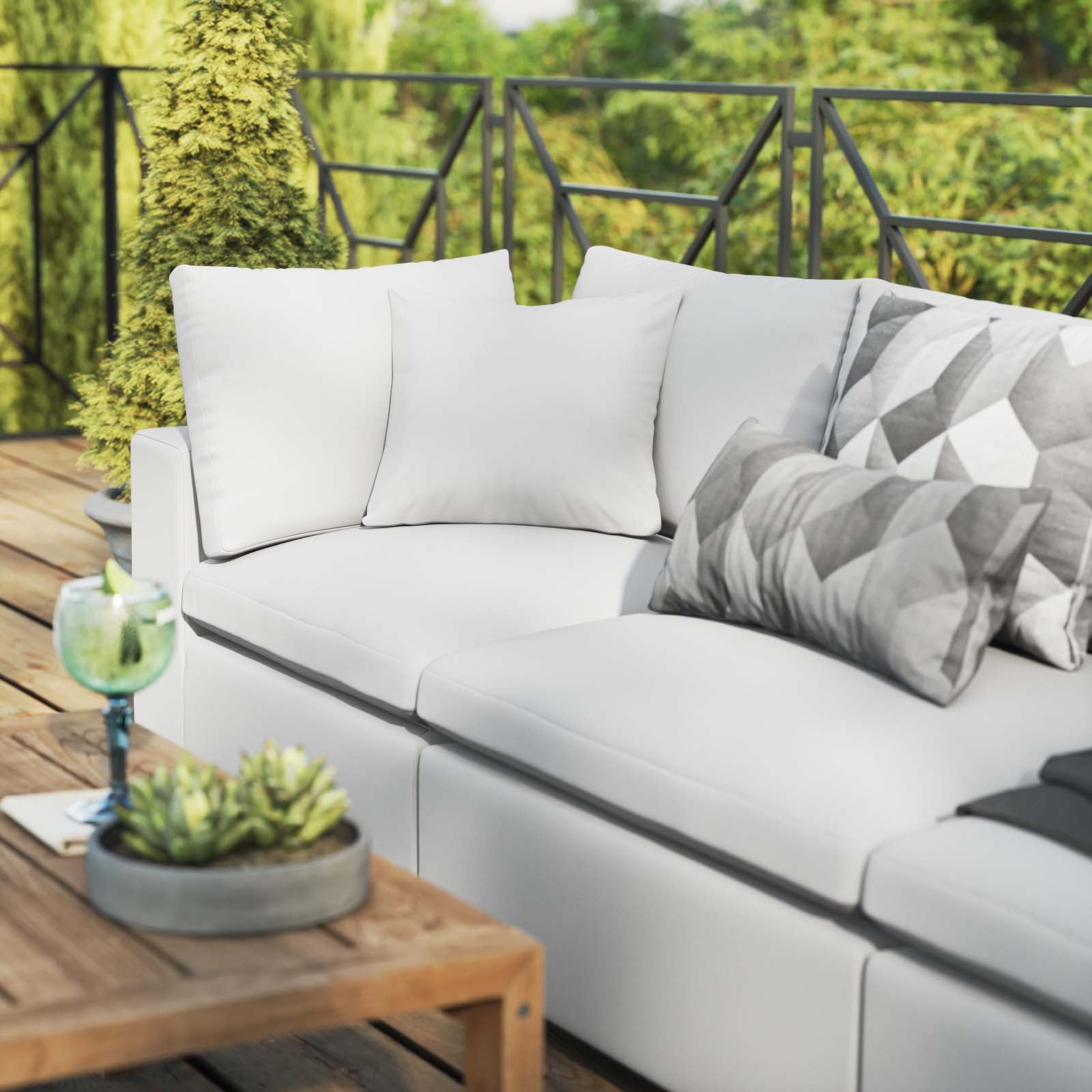 Commix Overstuffed Outdoor Patio Sofa-Outdoor Sofa-Modway-Wall2Wall Furnishings