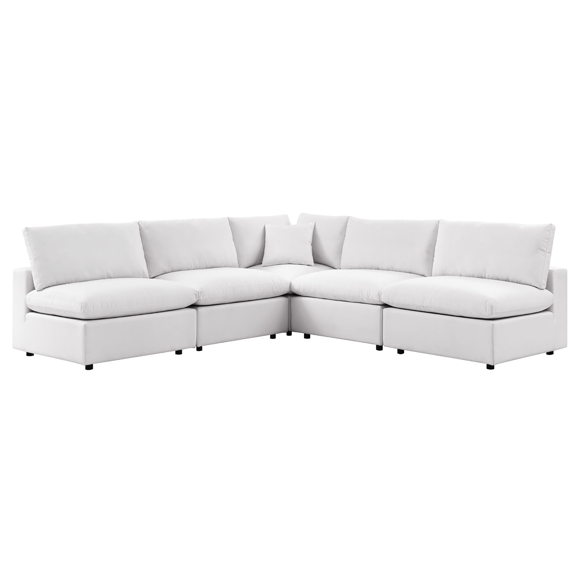 Commix 5-Piece Outdoor Patio Sectional Sofa