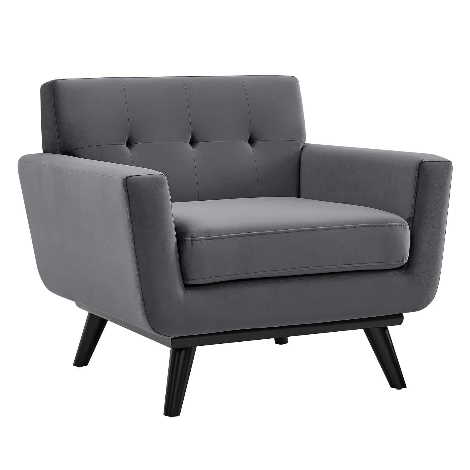 Engage Performance Velvet Armchair-Armchair-Modway-Wall2Wall Furnishings