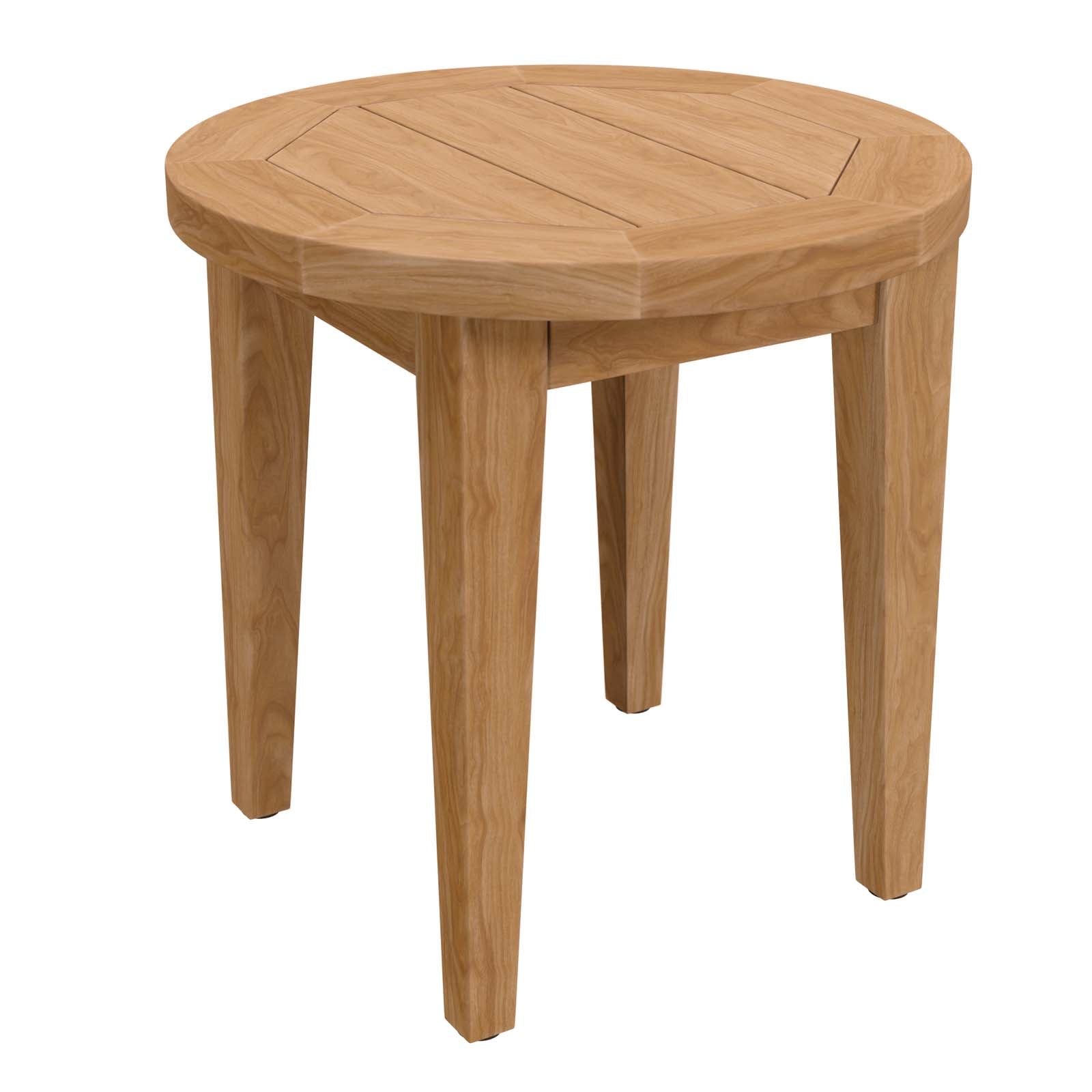 Brisbane Teak Wood Outdoor Patio Side Table-Outdoor Side Table-Modway-Wall2Wall Furnishings