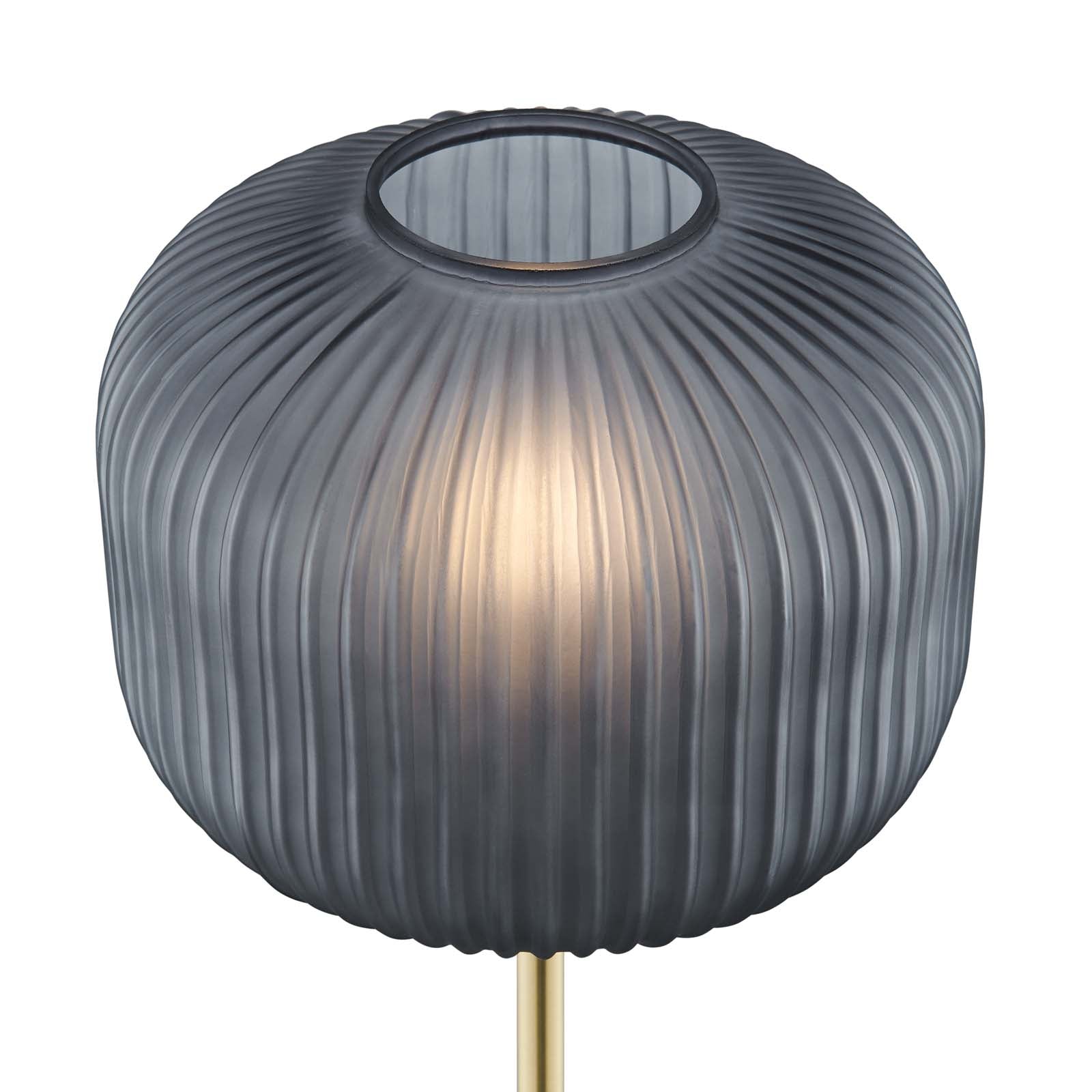 Reprise Glass Sphere Glass and Metal Floor Lamp-Floor Lamp-Modway-Wall2Wall Furnishings
