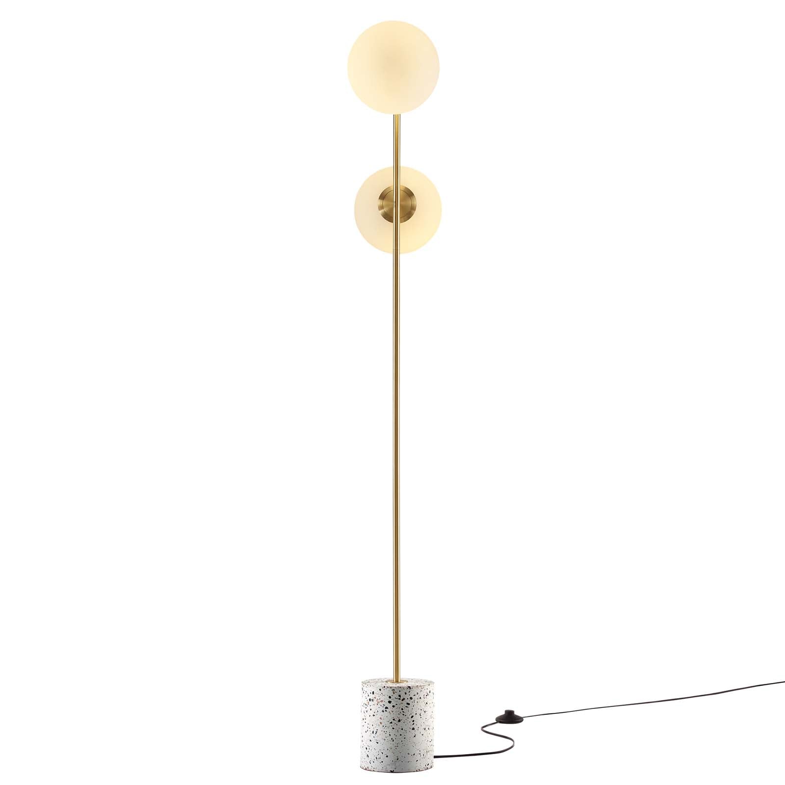 Logic Terrazzo Floor Lamp-Floor Lamp-Modway-Wall2Wall Furnishings