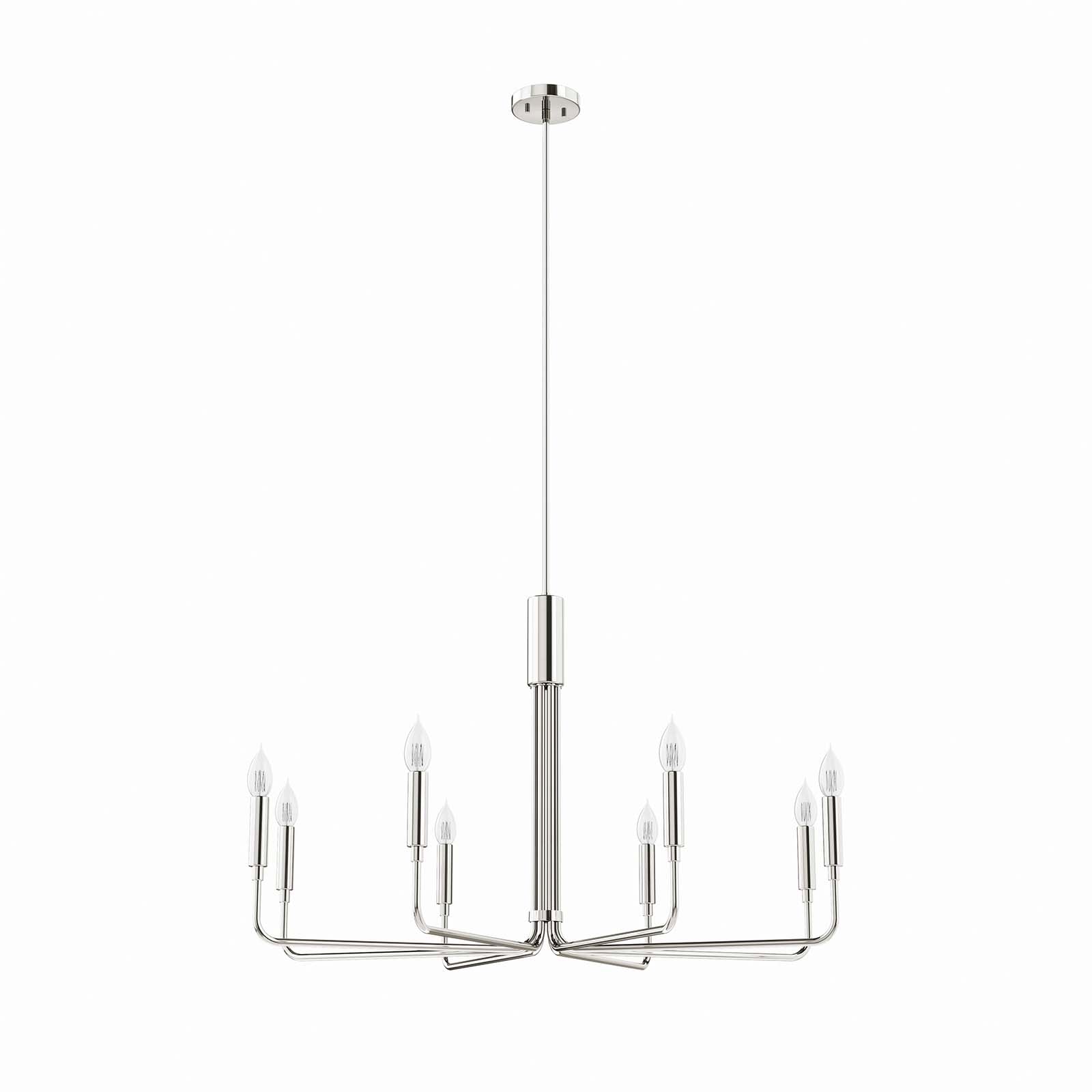 Rekindle 8-Light Chandelier-Ceiling Lamp-Modway-Wall2Wall Furnishings