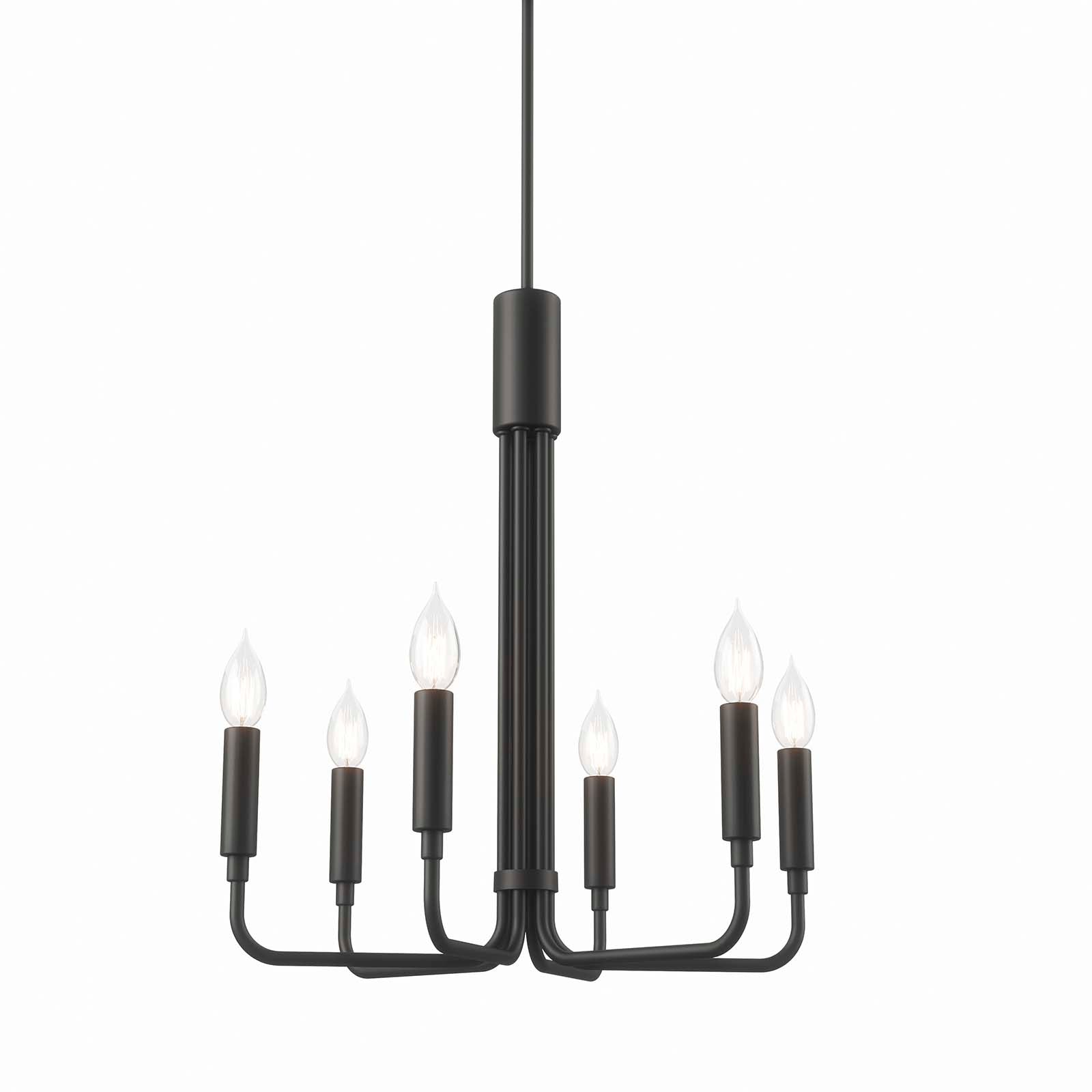 Rekindle 6-Light Chandelier-Ceiling Lamp-Modway-Wall2Wall Furnishings