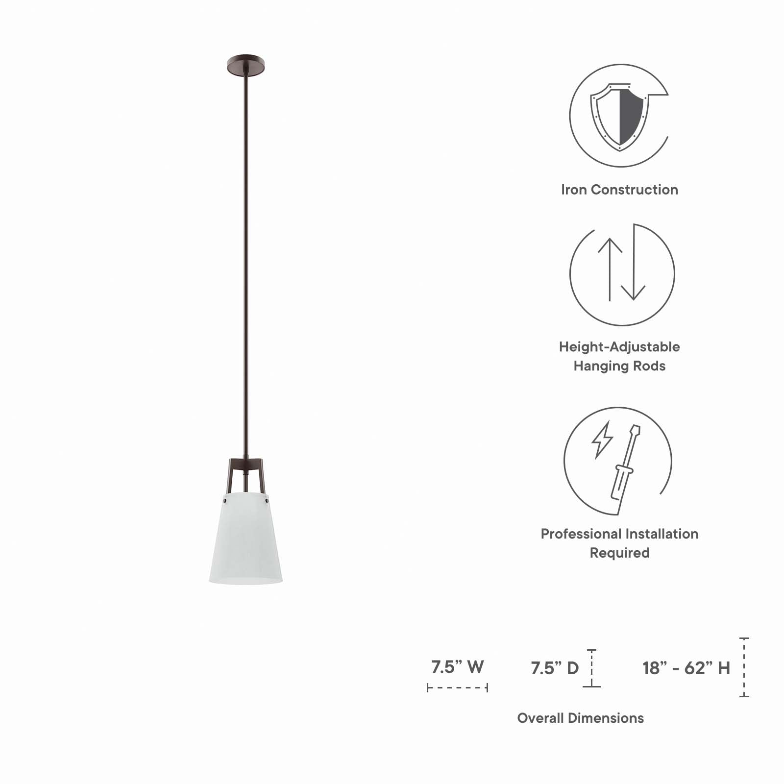 Aspire Pendant Light-Ceiling Lamp-Modway-Wall2Wall Furnishings