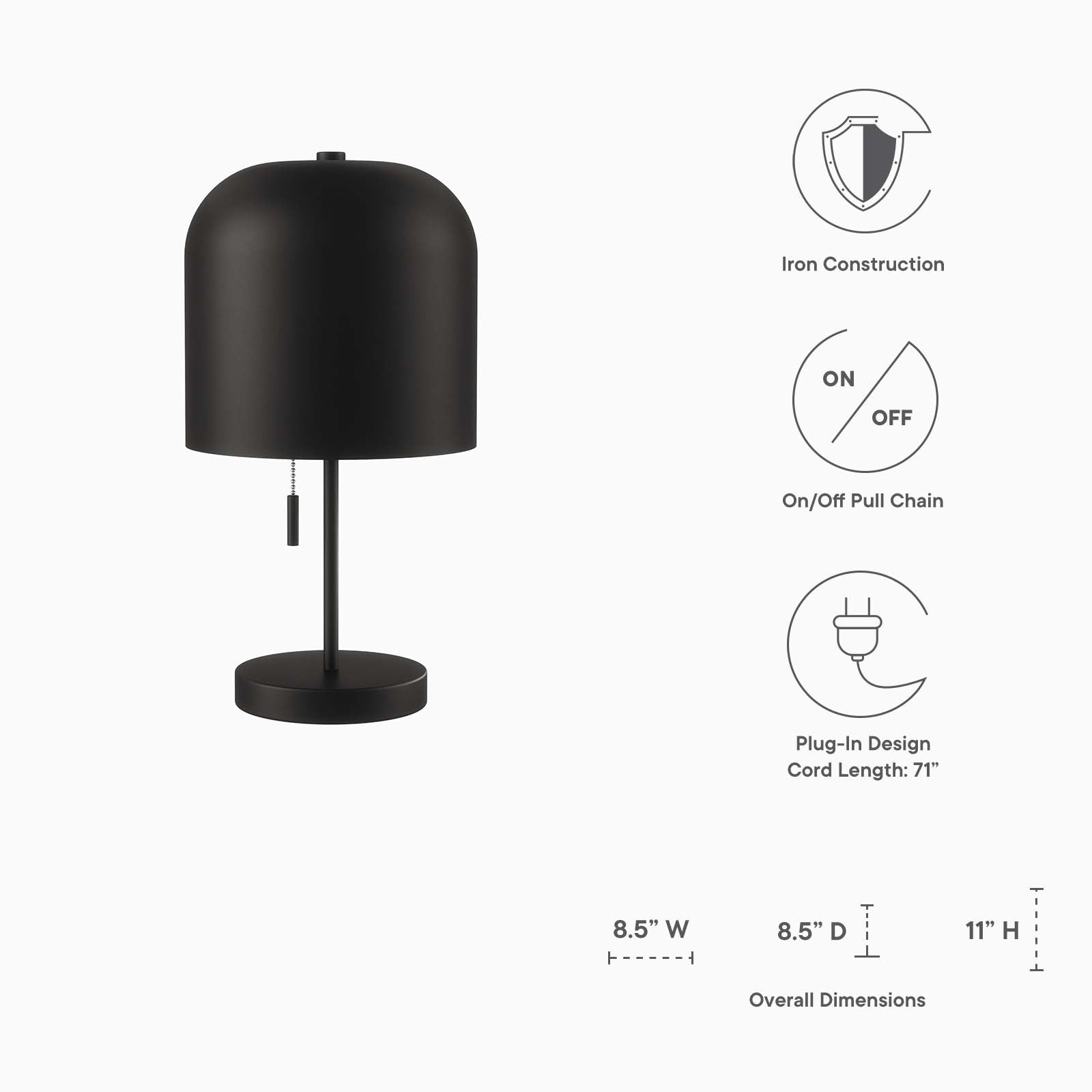 Avenue Table Lamp-Table Lamp-Modway-Wall2Wall Furnishings