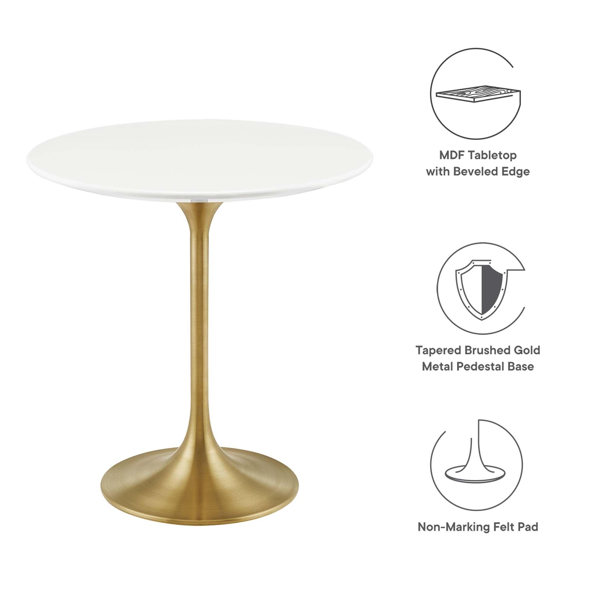 Lippa 20" Round Wood Side Table