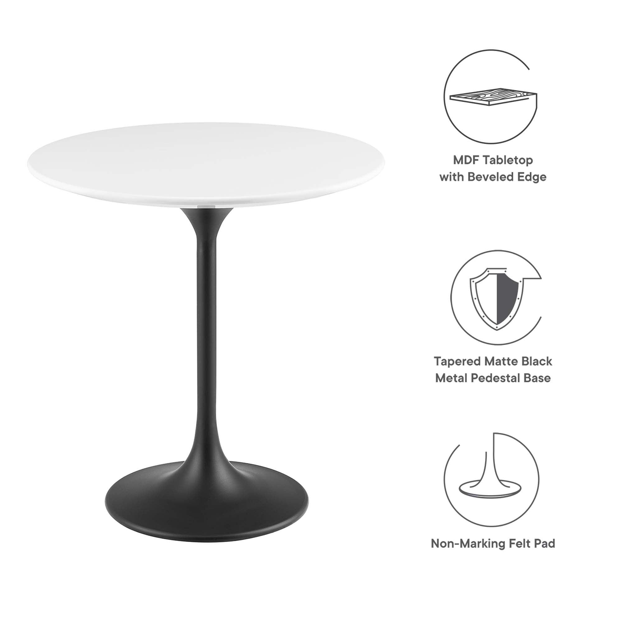 Lippa 20" Round Wood Side Table