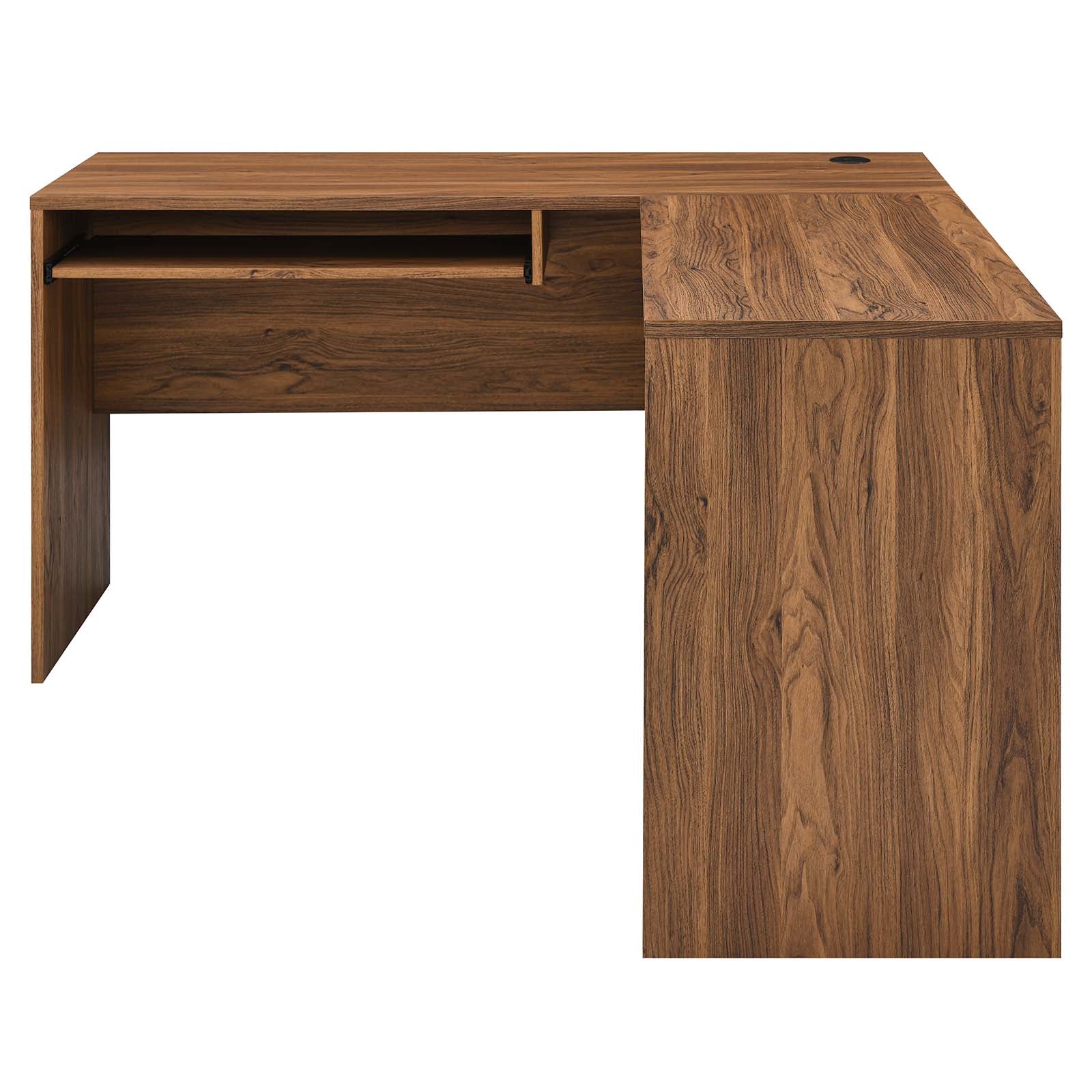 Venture L-Shaped Wood Office Desk-Desk-Modway-Wall2Wall Furnishings