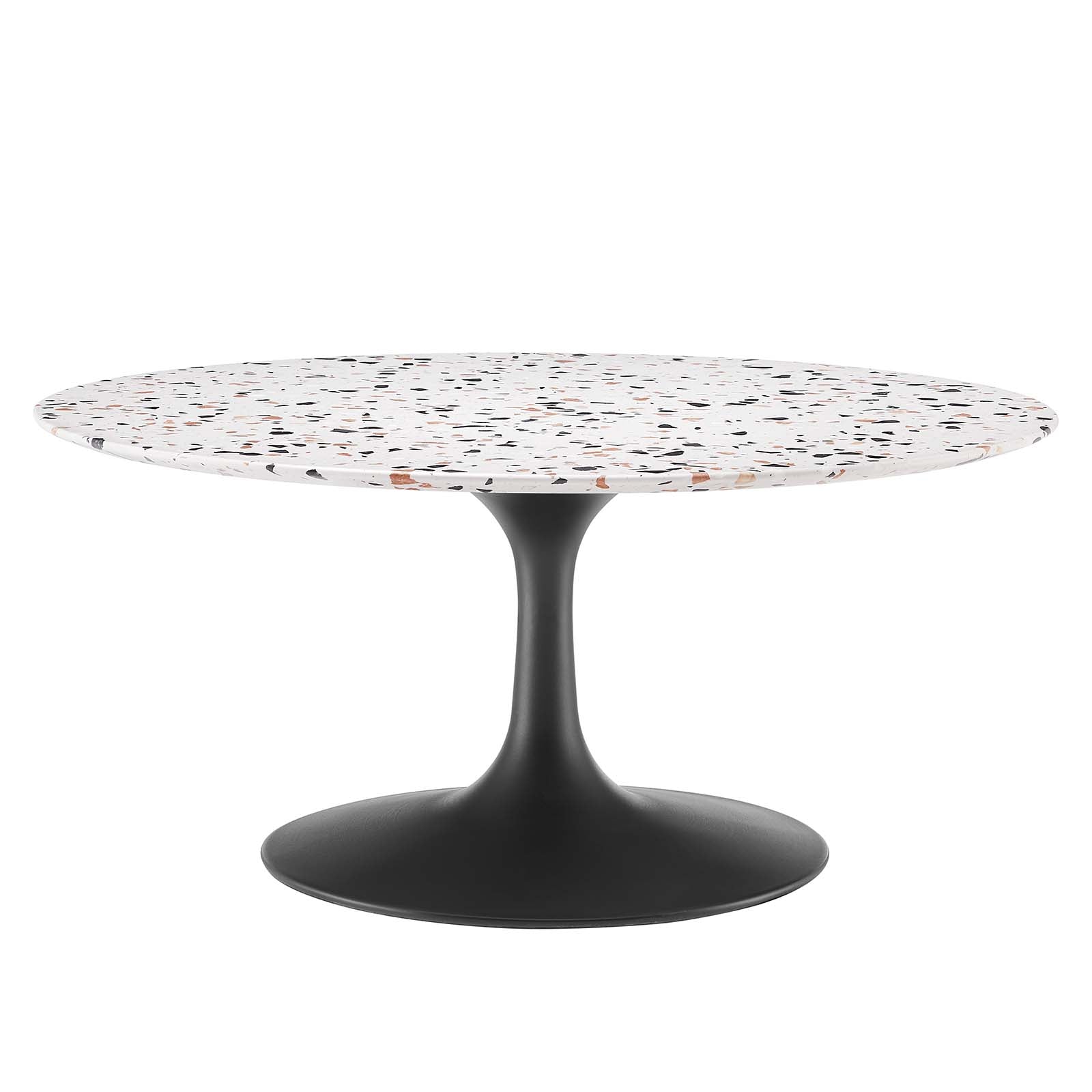 Lippa 36" Round Terrazzo Coffee Table-Coffee Table-Modway-Wall2Wall Furnishings