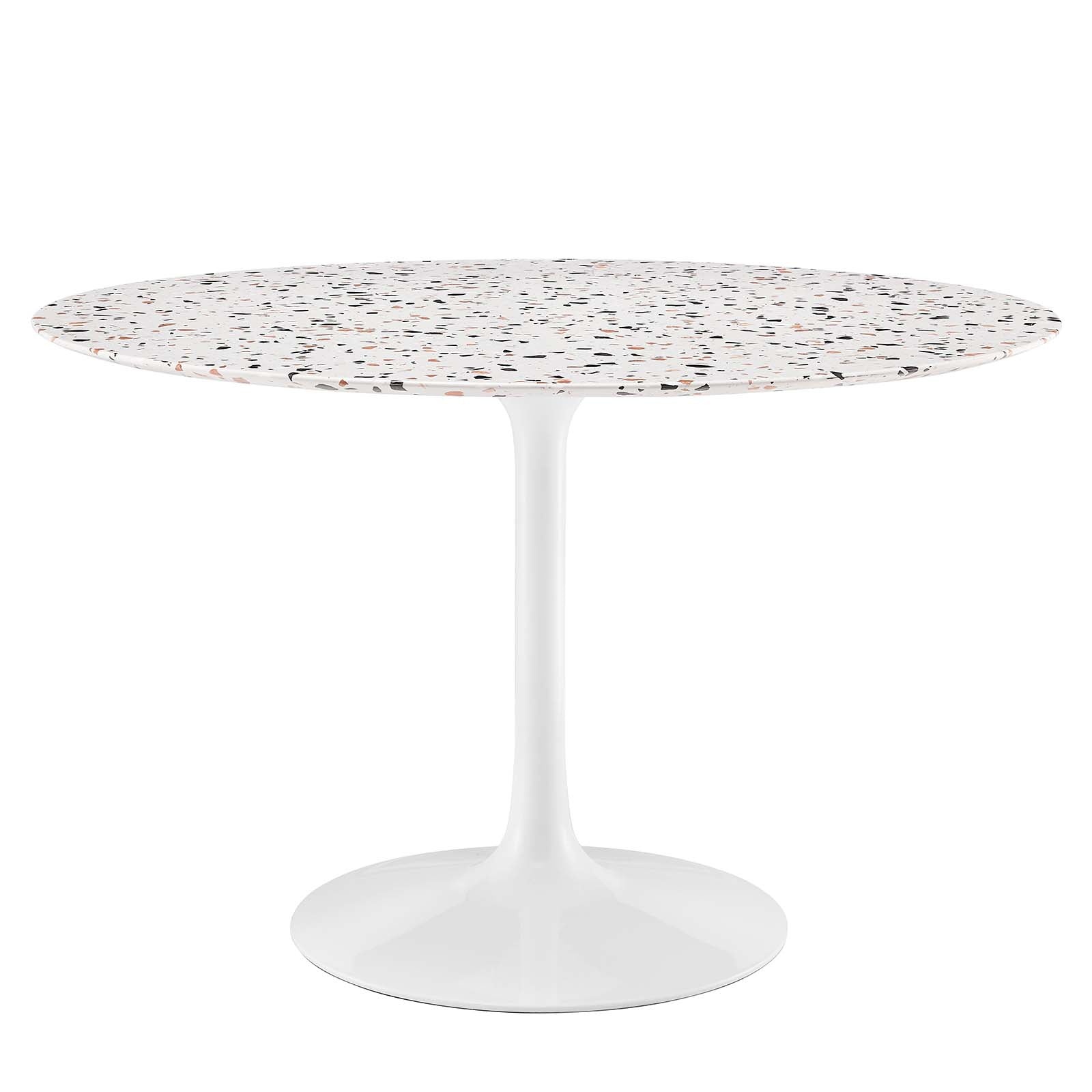 Lippa 47" Round Terrazzo Dining Table-Dining Table-Modway-Wall2Wall Furnishings