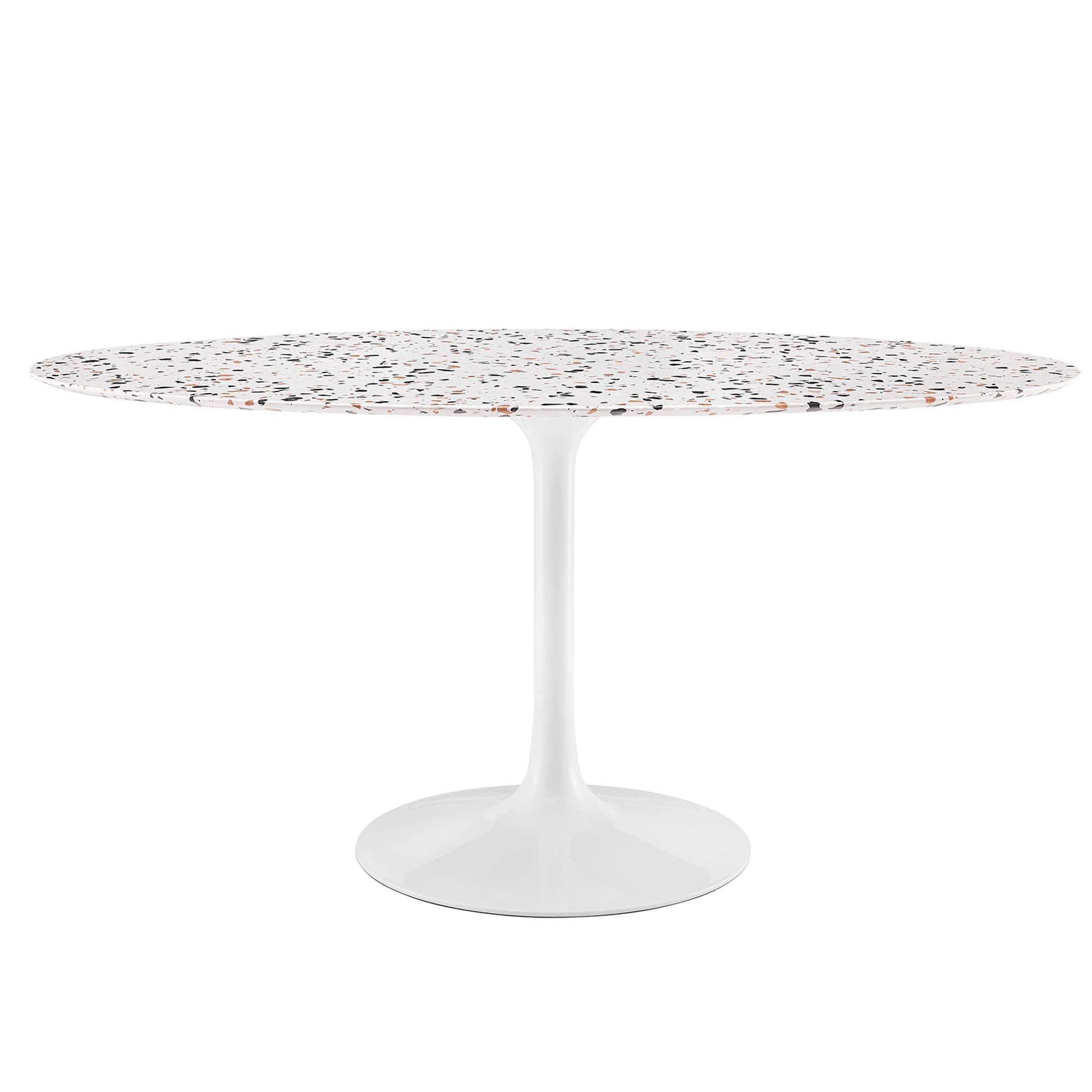 Lippa 60" Oval Terrazzo Dining Table