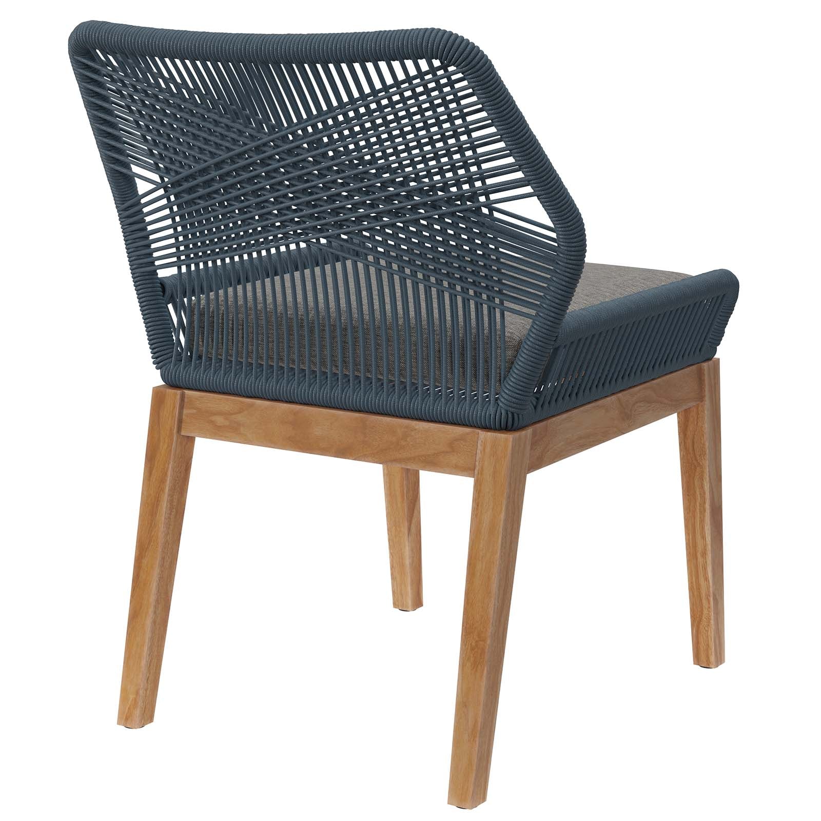 Wellspring Outdoor Patio Teak Wood Dining Chair-Dining Chair-Modway-Wall2Wall Furnishings