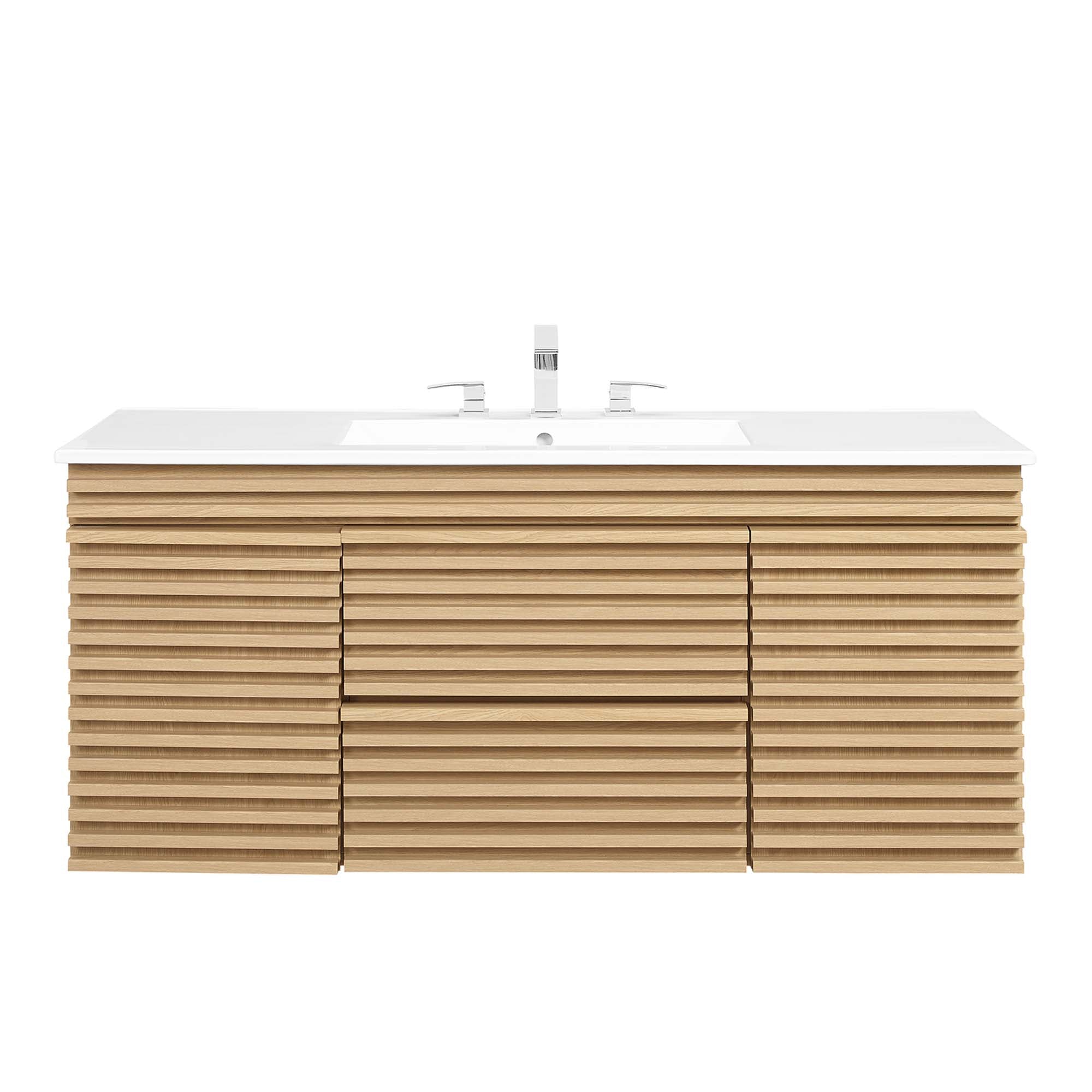 Render 48" Wall-Mount Bathroom Vanity