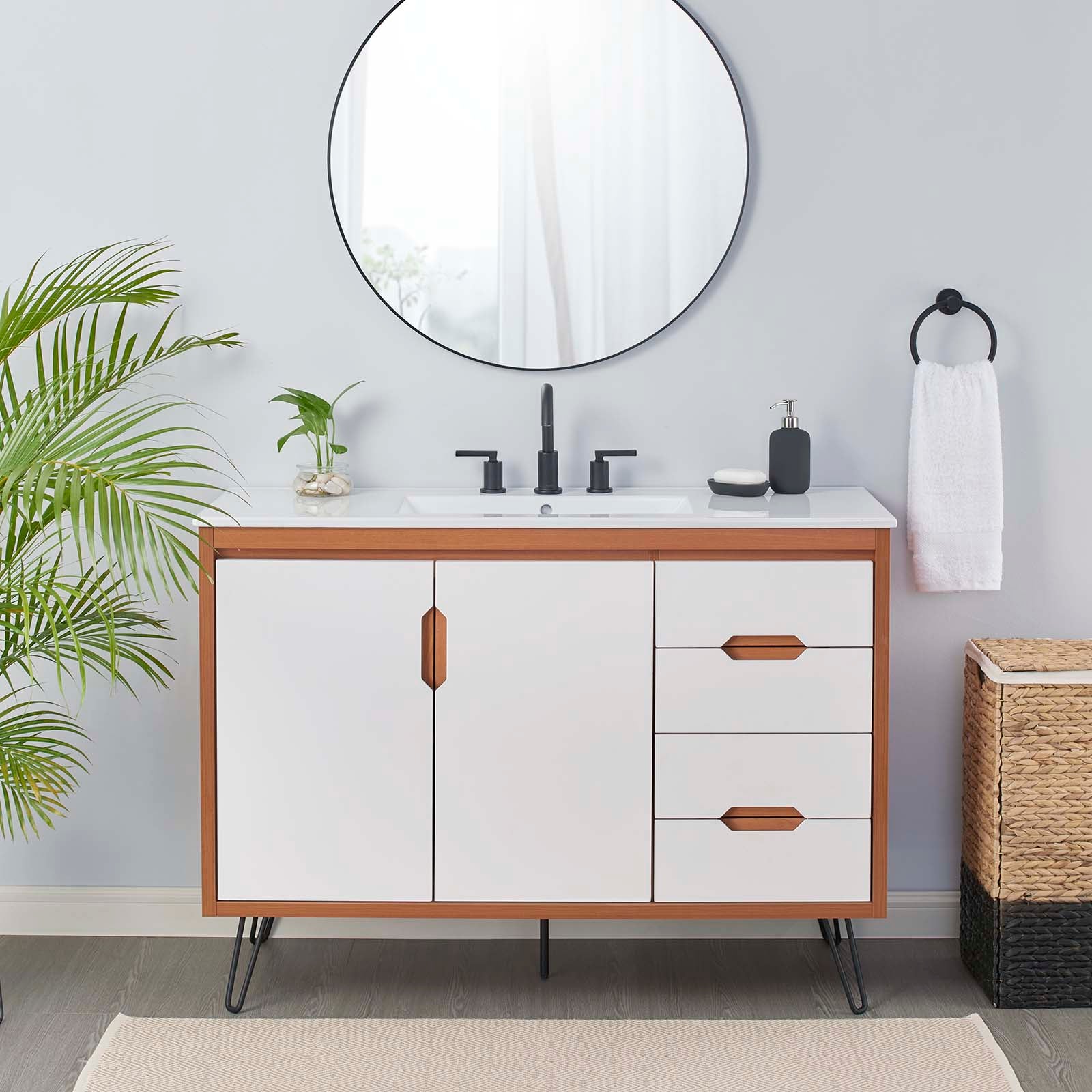 Energize 48" Bathroom Vanity-Bathroom Vanity-Modway-Wall2Wall Furnishings