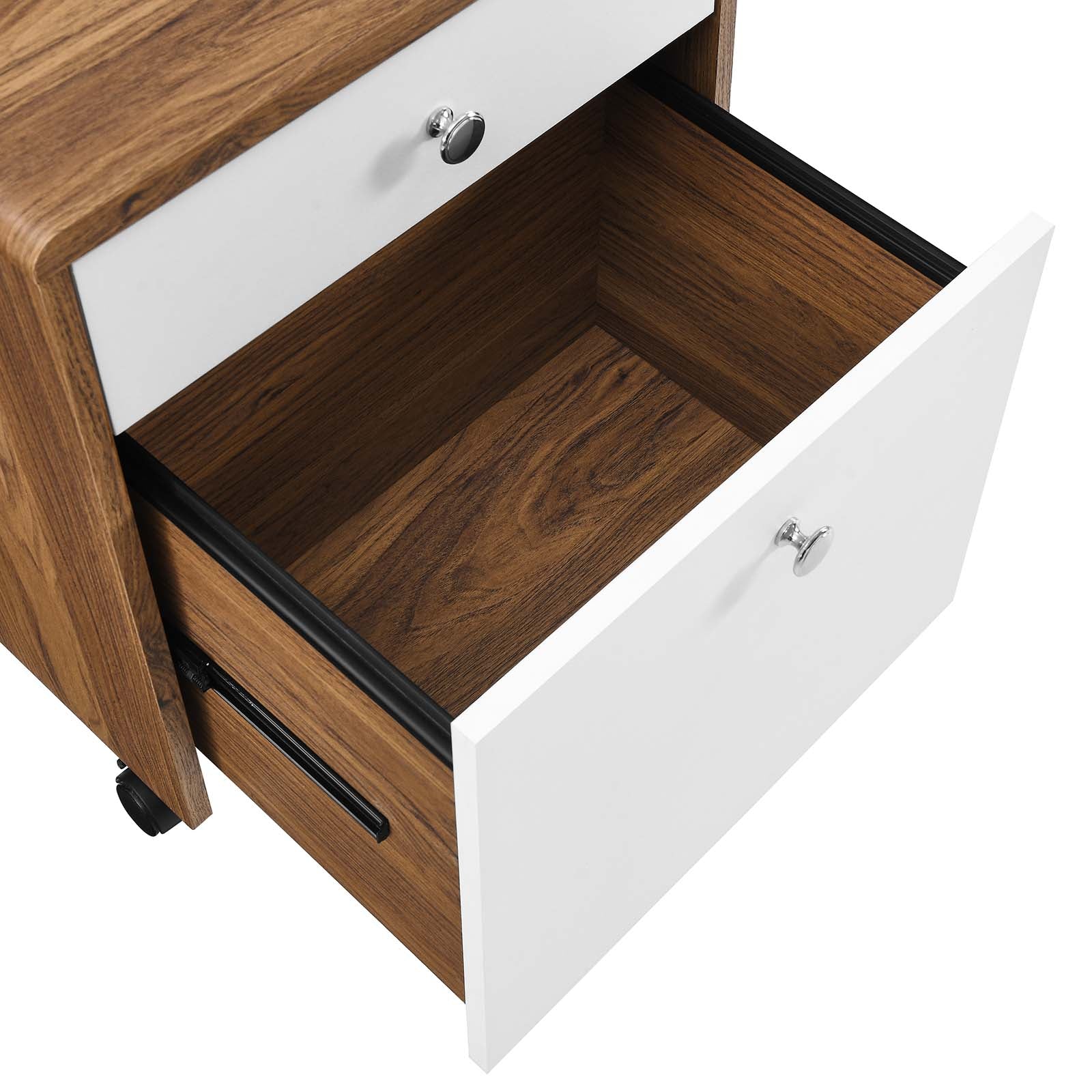 Transmit Wood Desk and File Cabinet Set-Desk-Modway-Wall2Wall Furnishings