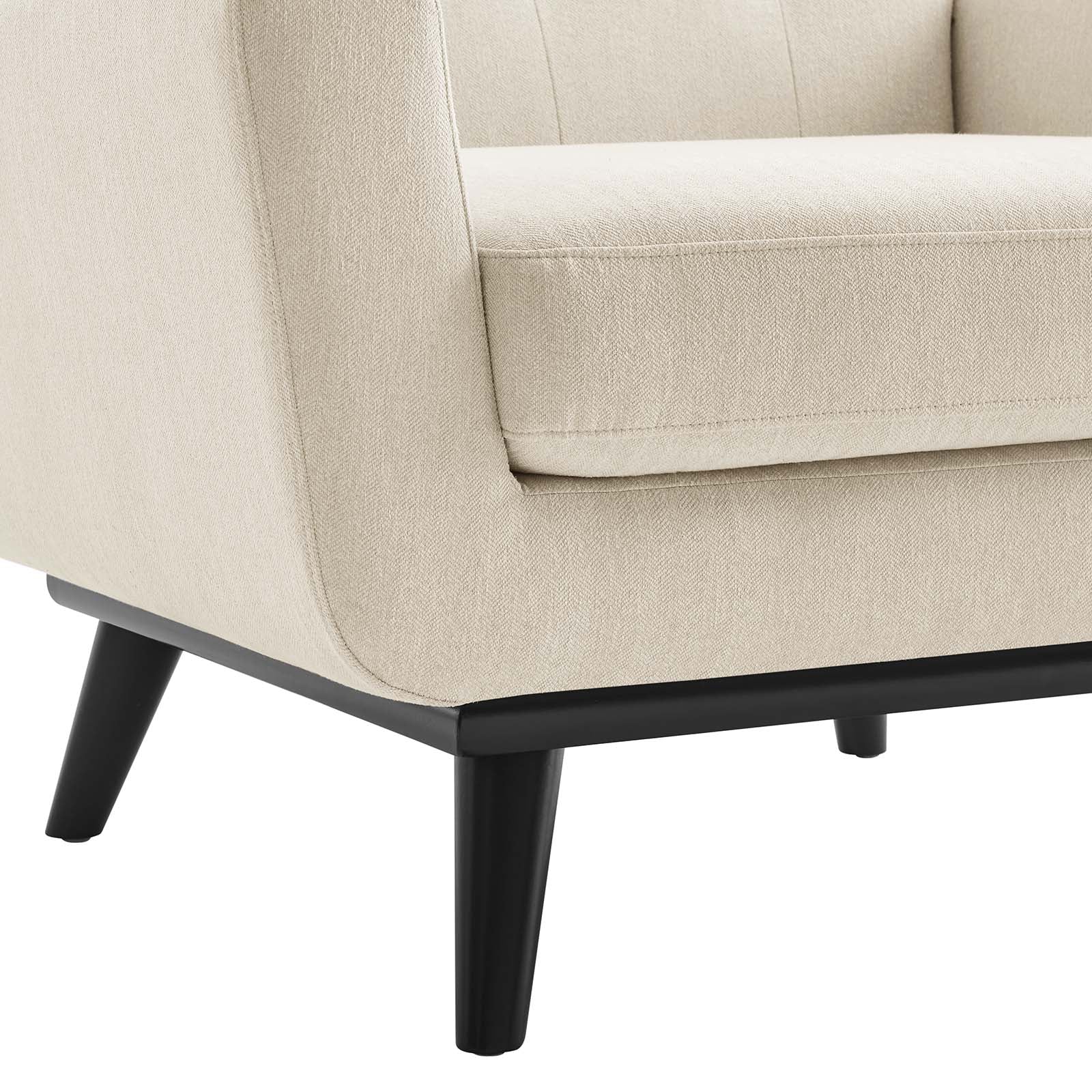 Engage Herringbone Fabric Armchair-Armchair-Modway-Wall2Wall Furnishings