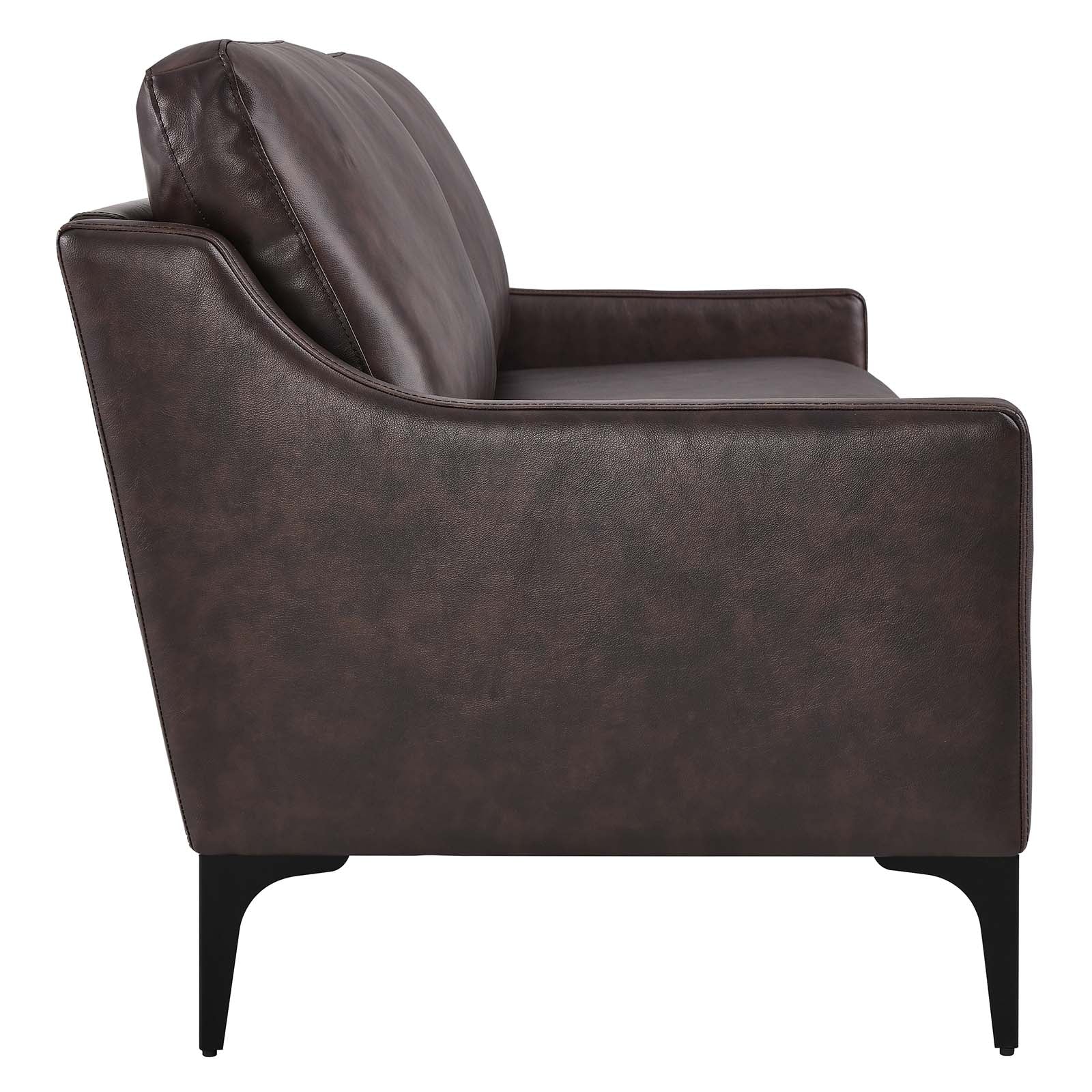 Corland Leather Sofa-Sofa-Modway-Wall2Wall Furnishings