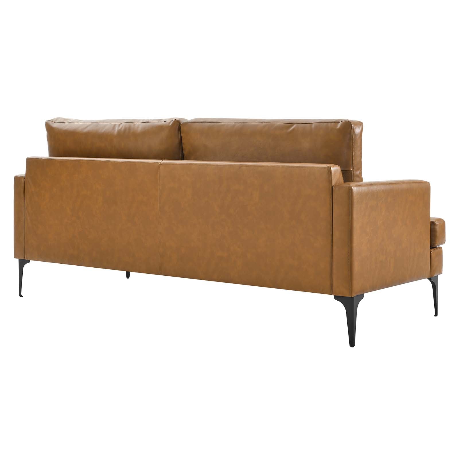 Evermore Vegan Leather Sofa-Sofa-Modway-Wall2Wall Furnishings