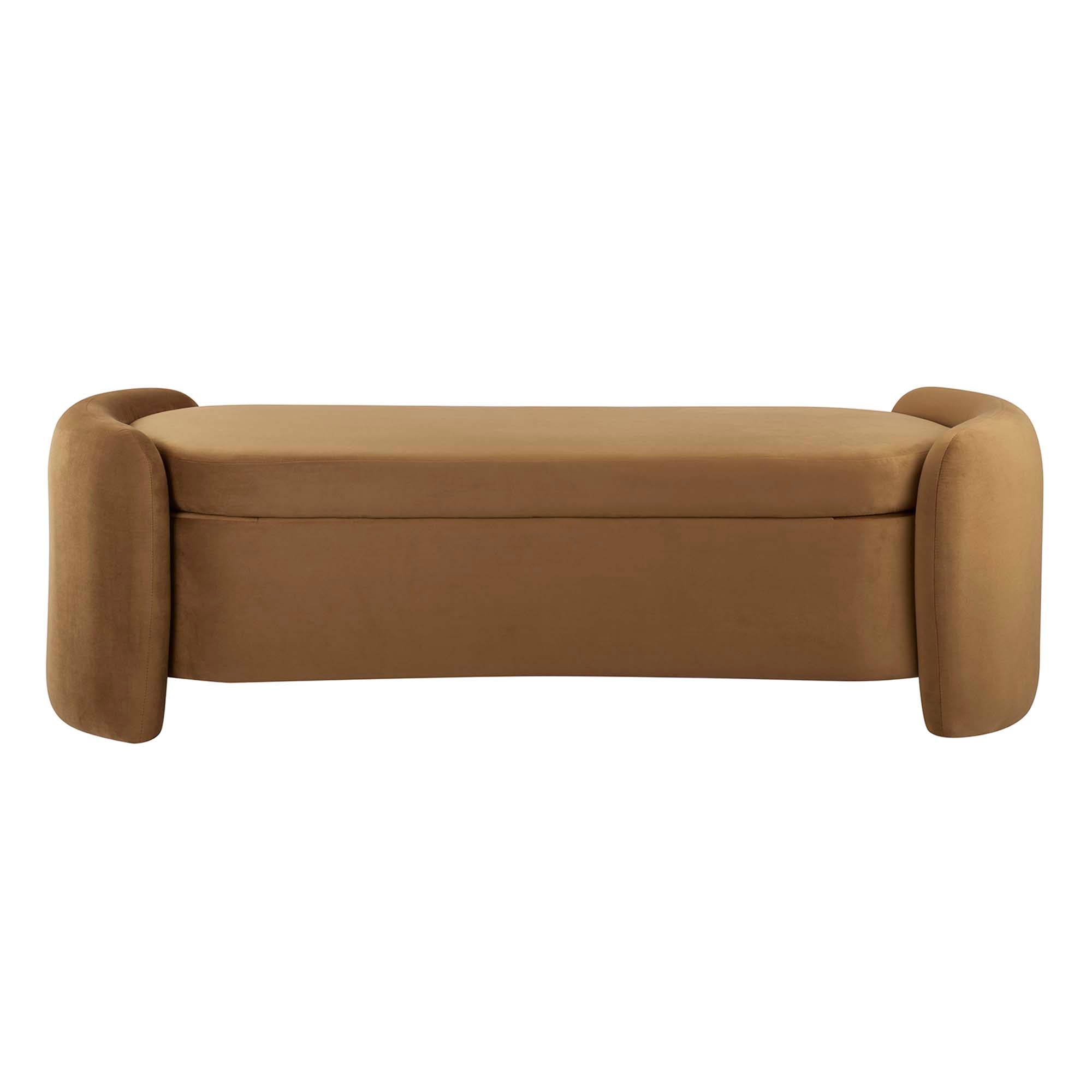 Nebula Upholstered Performance Velvet Bench
