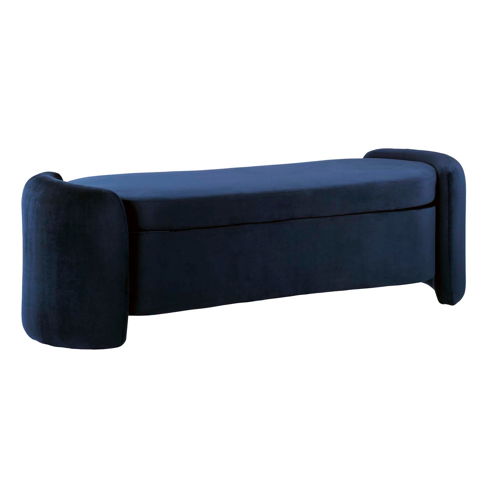 Nebula Upholstered Performance Velvet Bench-Bench-Modway-Wall2Wall Furnishings