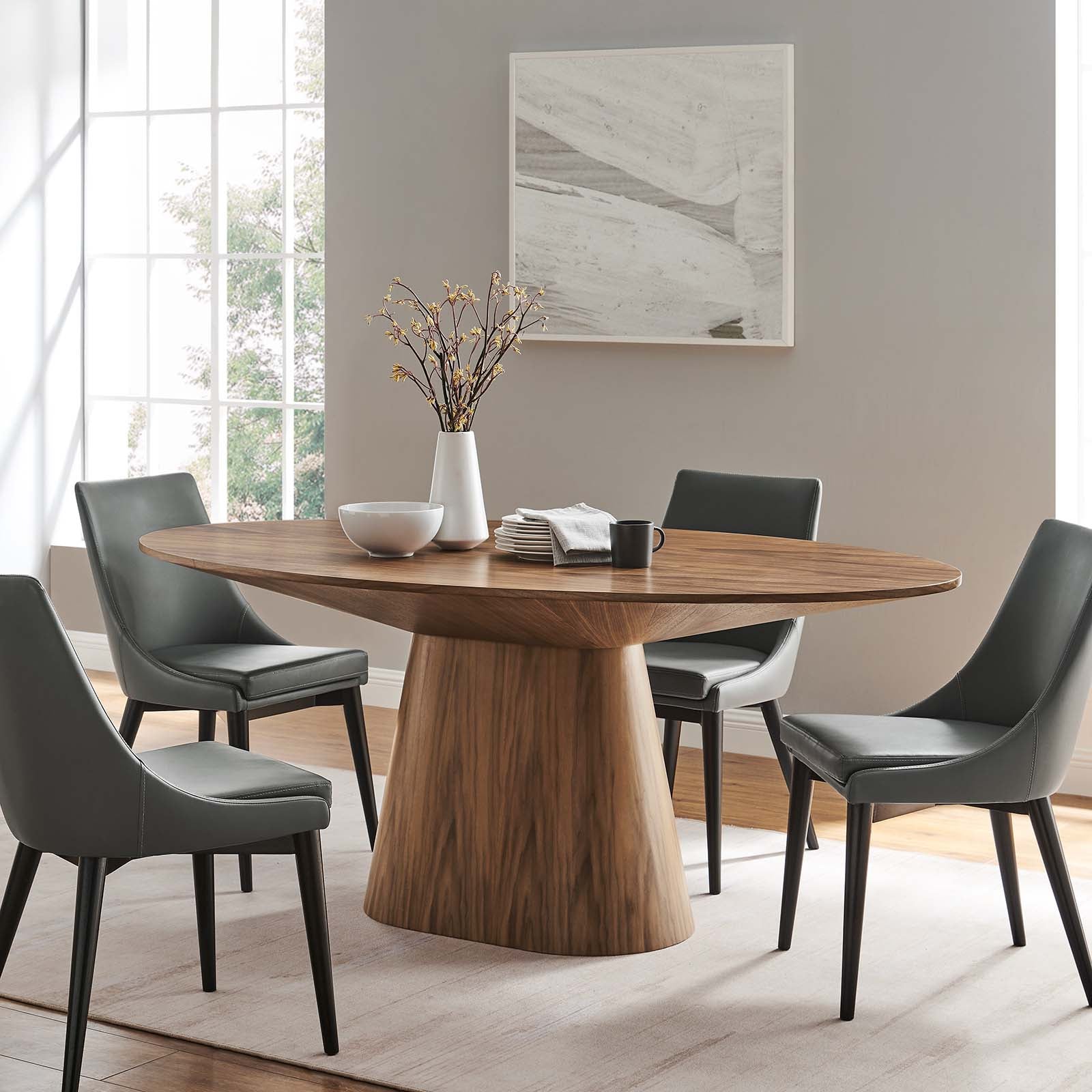 Provision 75" Oval Dining Table-Dining Table-Modway-Wall2Wall Furnishings