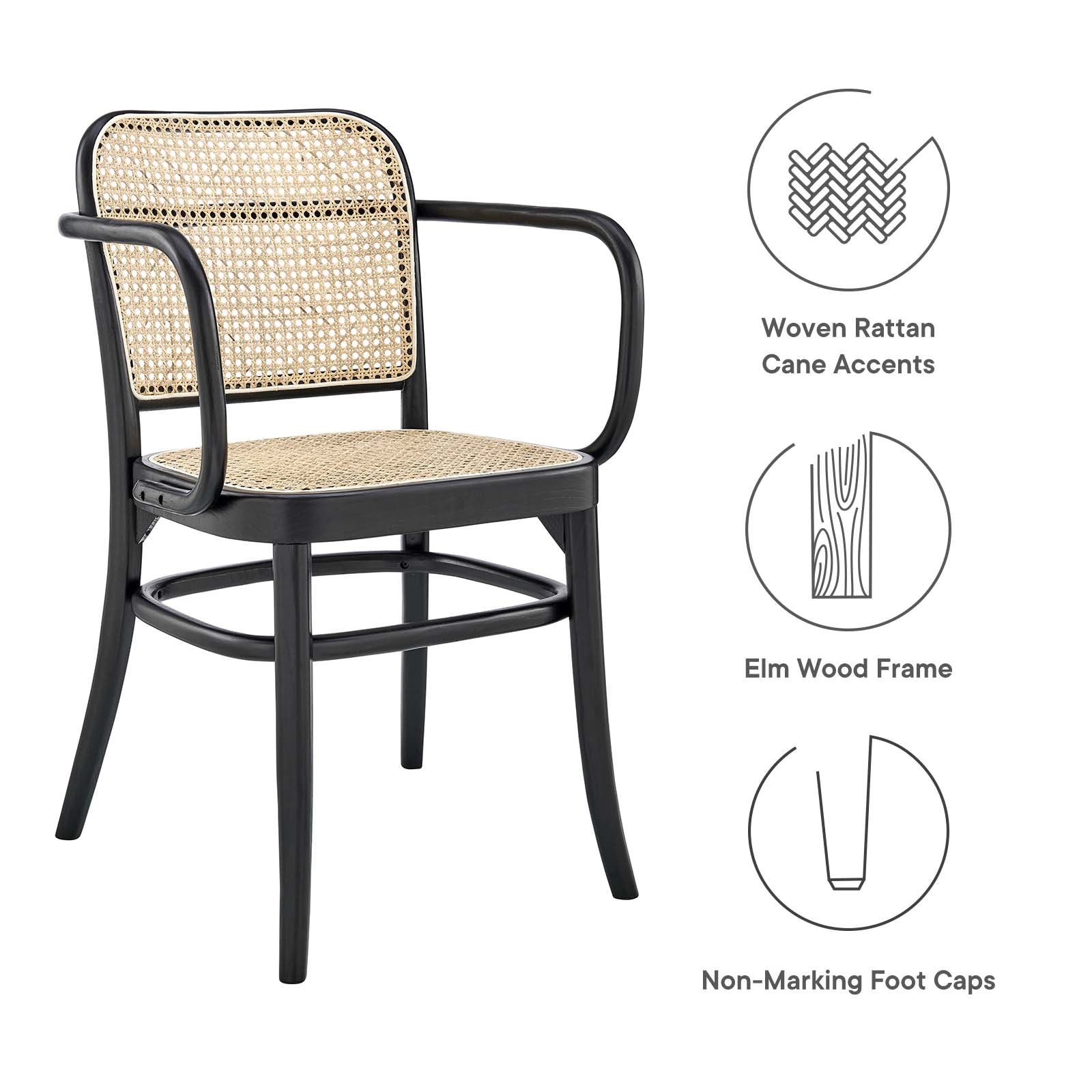 Winona Wood Dining Chair Set of 2-Dining Chair-Modway-Wall2Wall Furnishings
