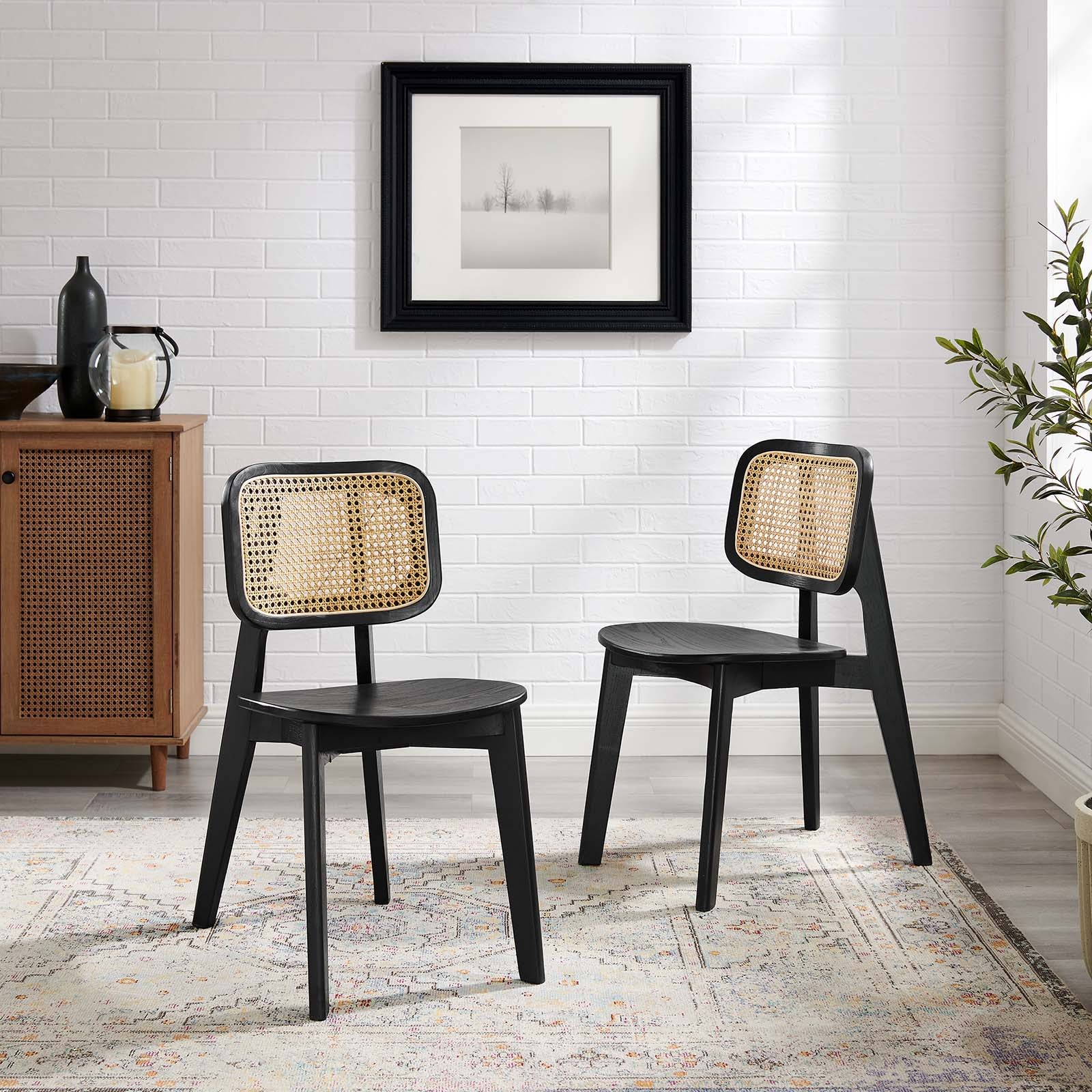Habitat Wood Dining Side Chair Set of 2-Dining Chair-Modway-Wall2Wall Furnishings