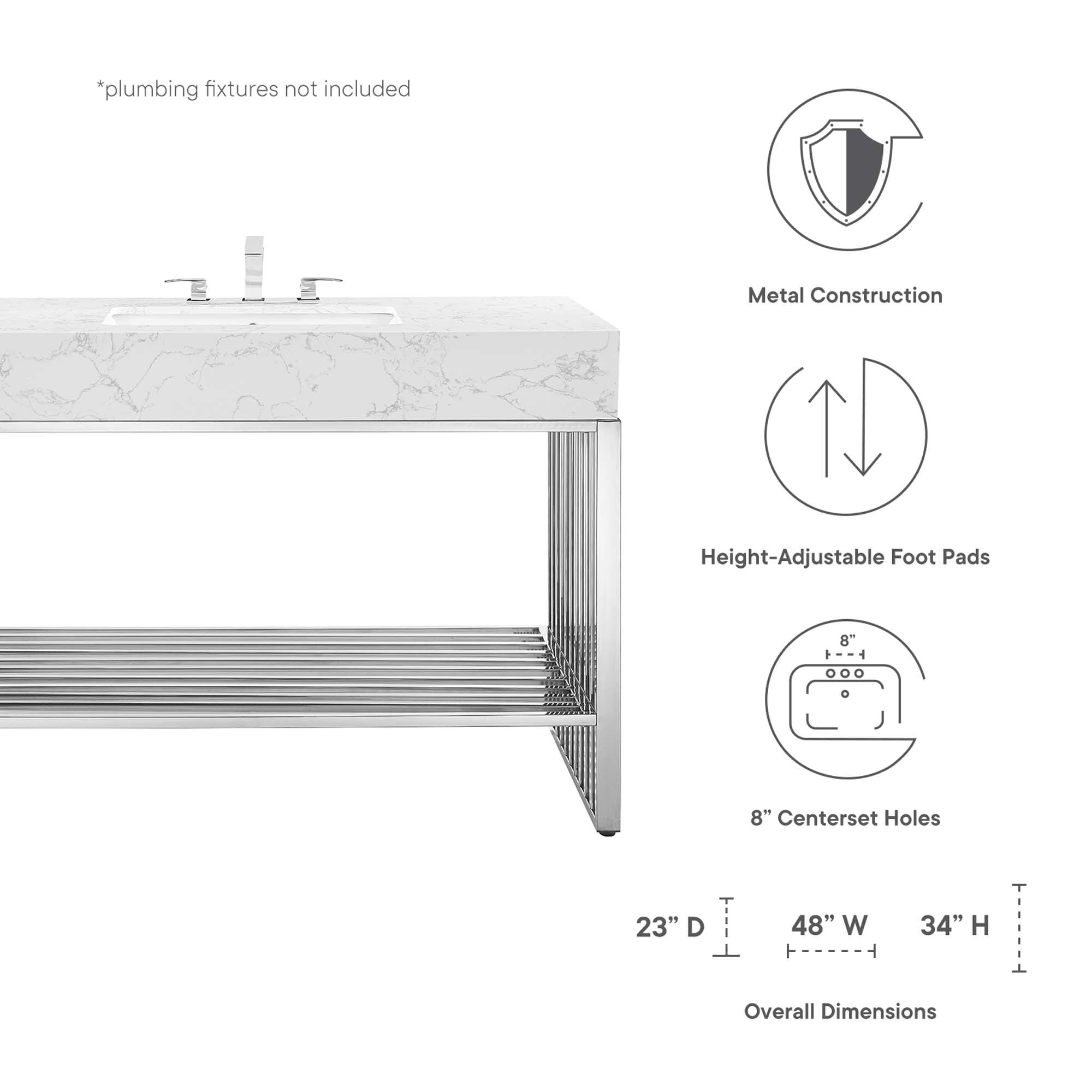 Gridiron 48" Bathroom Vanity