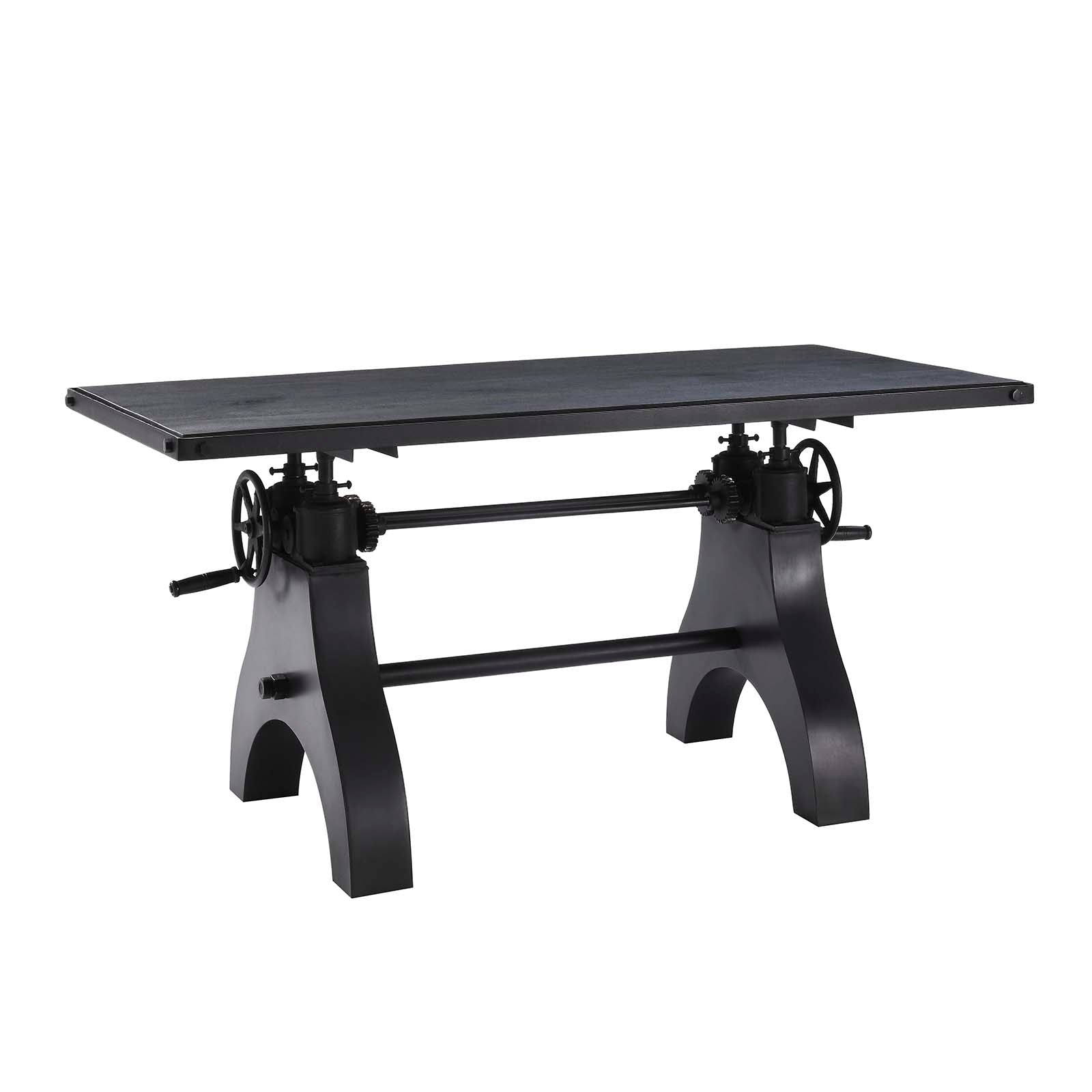 Genuine 60" Crank Adjustable Height Dining Table and Computer Desk-Dining Table-Modway-Wall2Wall Furnishings
