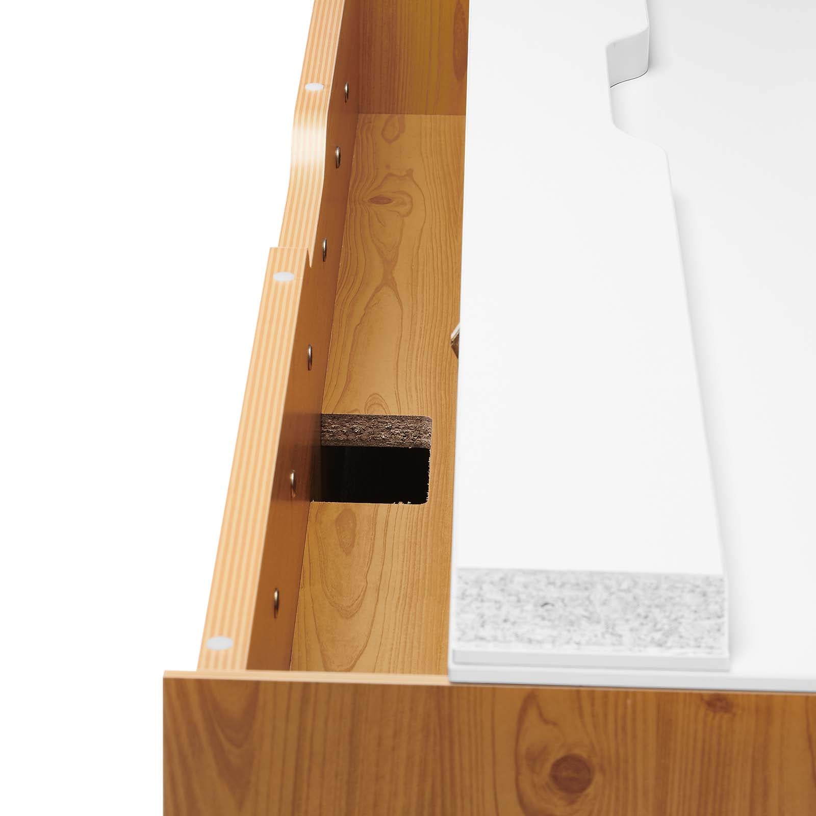 Kinetic 49" Wall-Mount Office Desk-Desk-Modway-Wall2Wall Furnishings