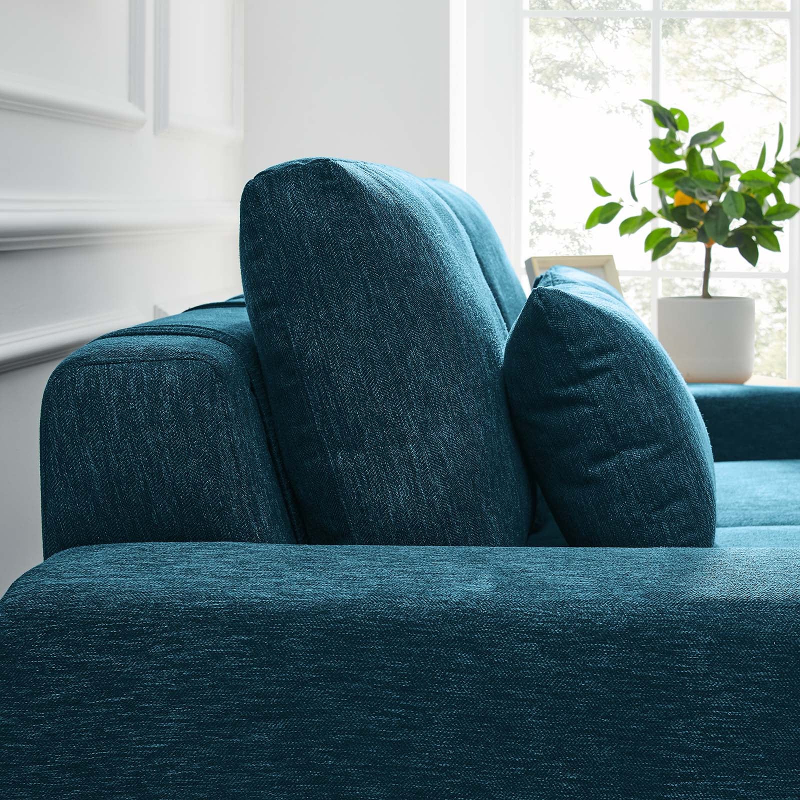 Proximity Upholstered Fabric Loveseat-Loveseat-Modway-Wall2Wall Furnishings