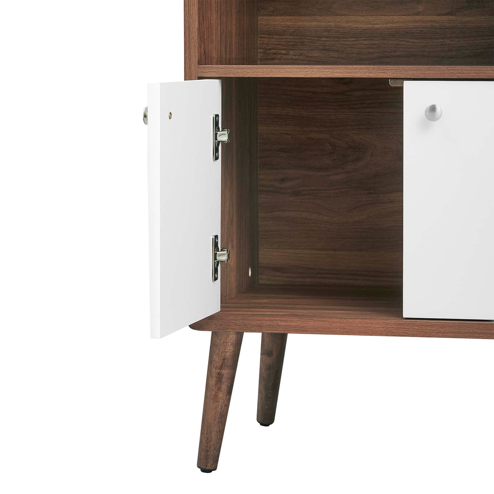 Transmit Display Cabinet Bookshelf-Bookcase-Modway-Wall2Wall Furnishings