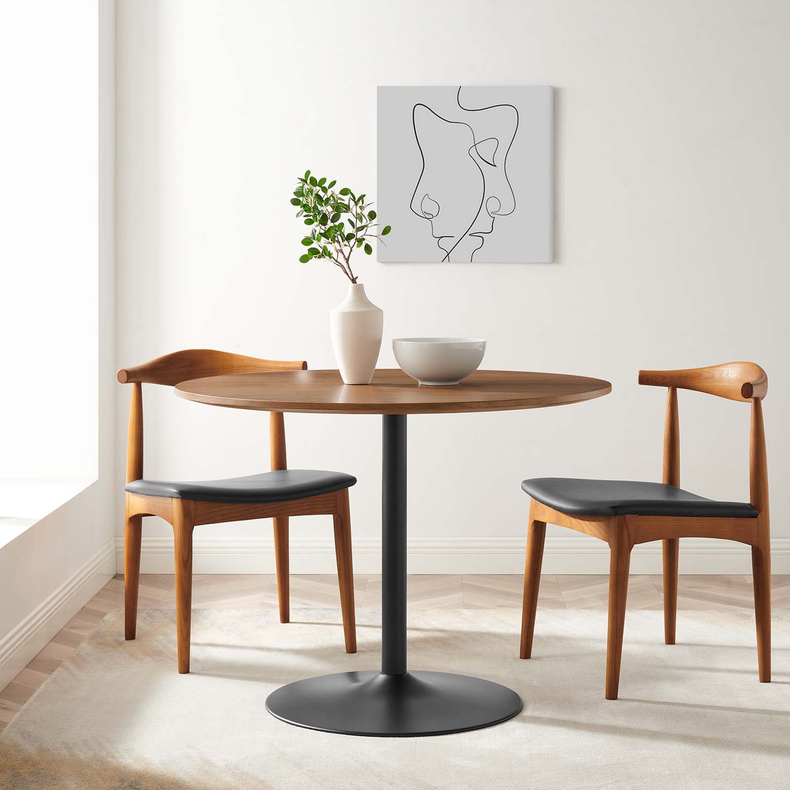 Amuse 40" Dining Table-Dining Table-Modway-Wall2Wall Furnishings