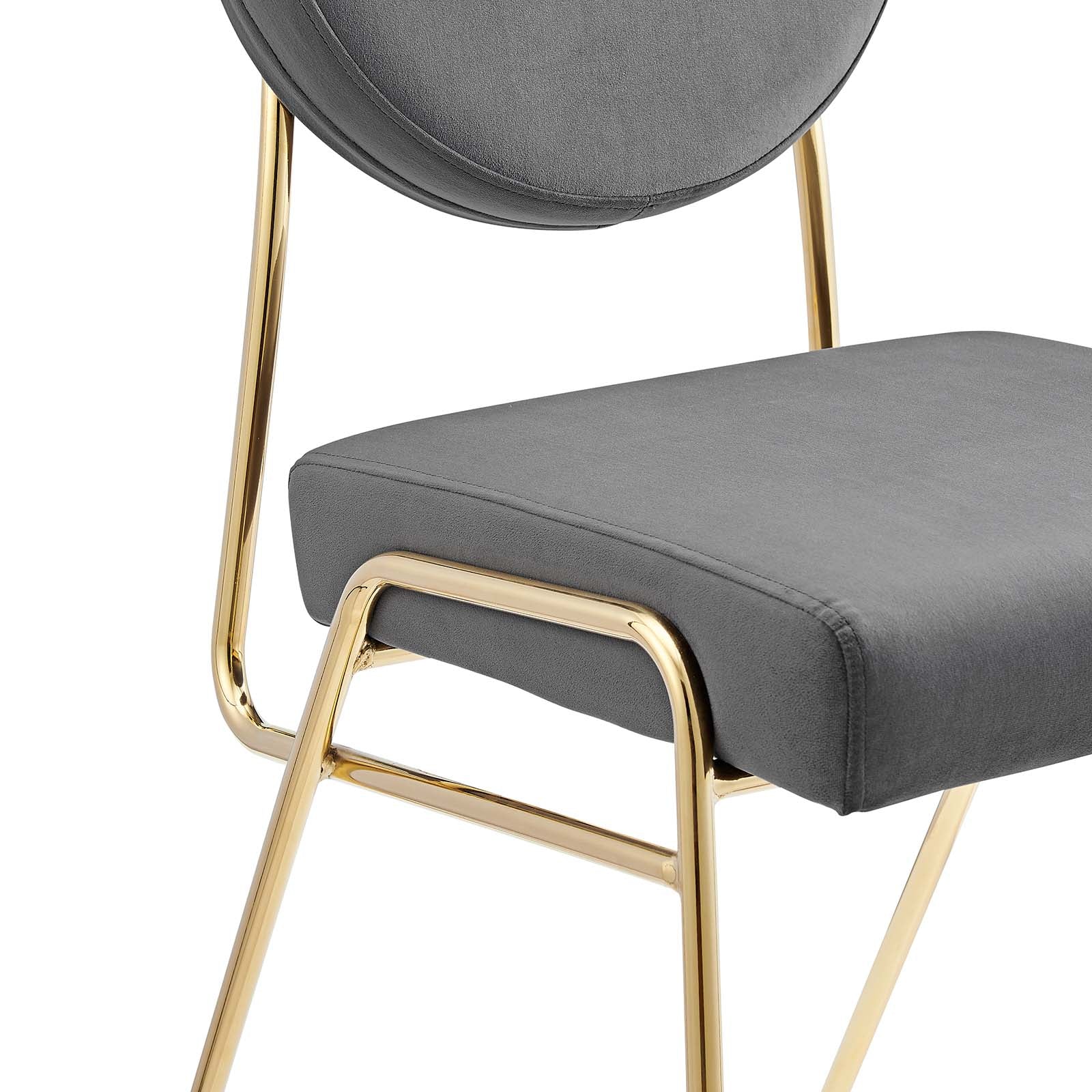 Craft Performance Velvet Dining Side Chair-Side Chair-Modway-Wall2Wall Furnishings