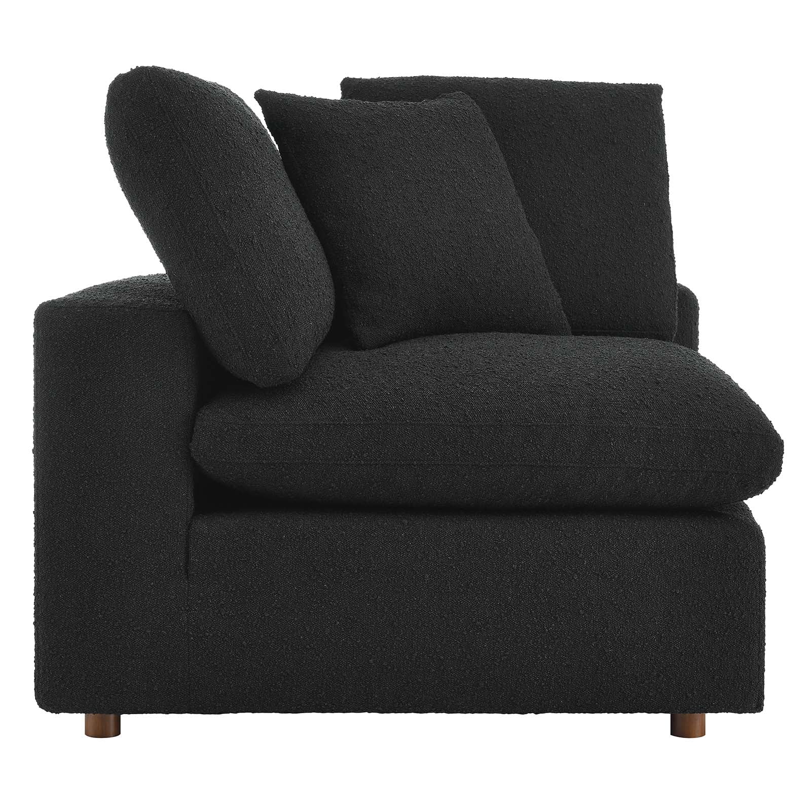 Commix Down Filled Overstuffed Boucle Fabric Corner Chair-Corner Chair-Modway-Wall2Wall Furnishings