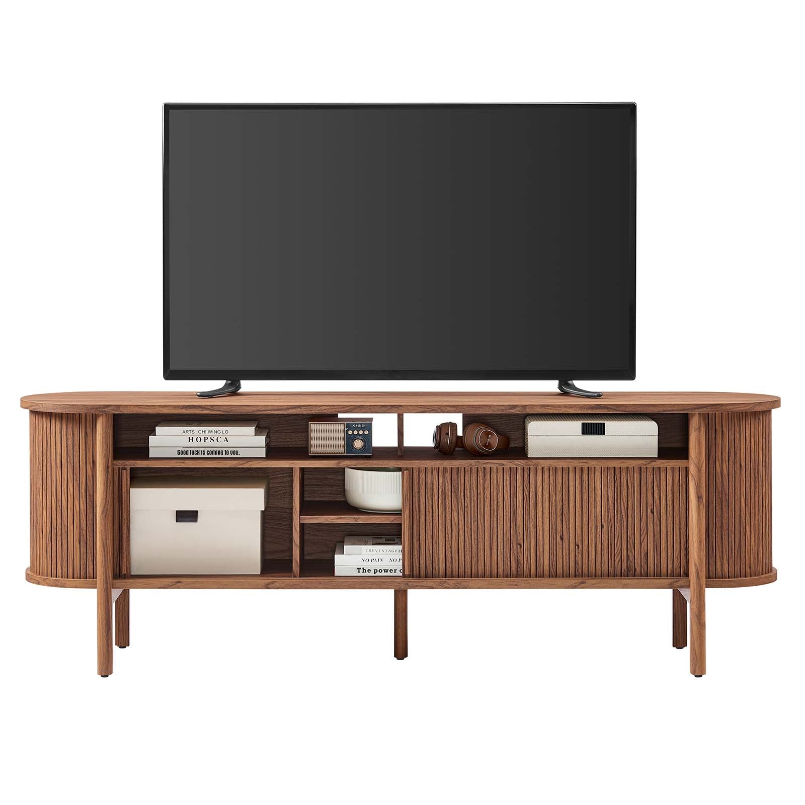 Cadence 71" Curved TV Stand-TV Stand-Modway-Wall2Wall Furnishings