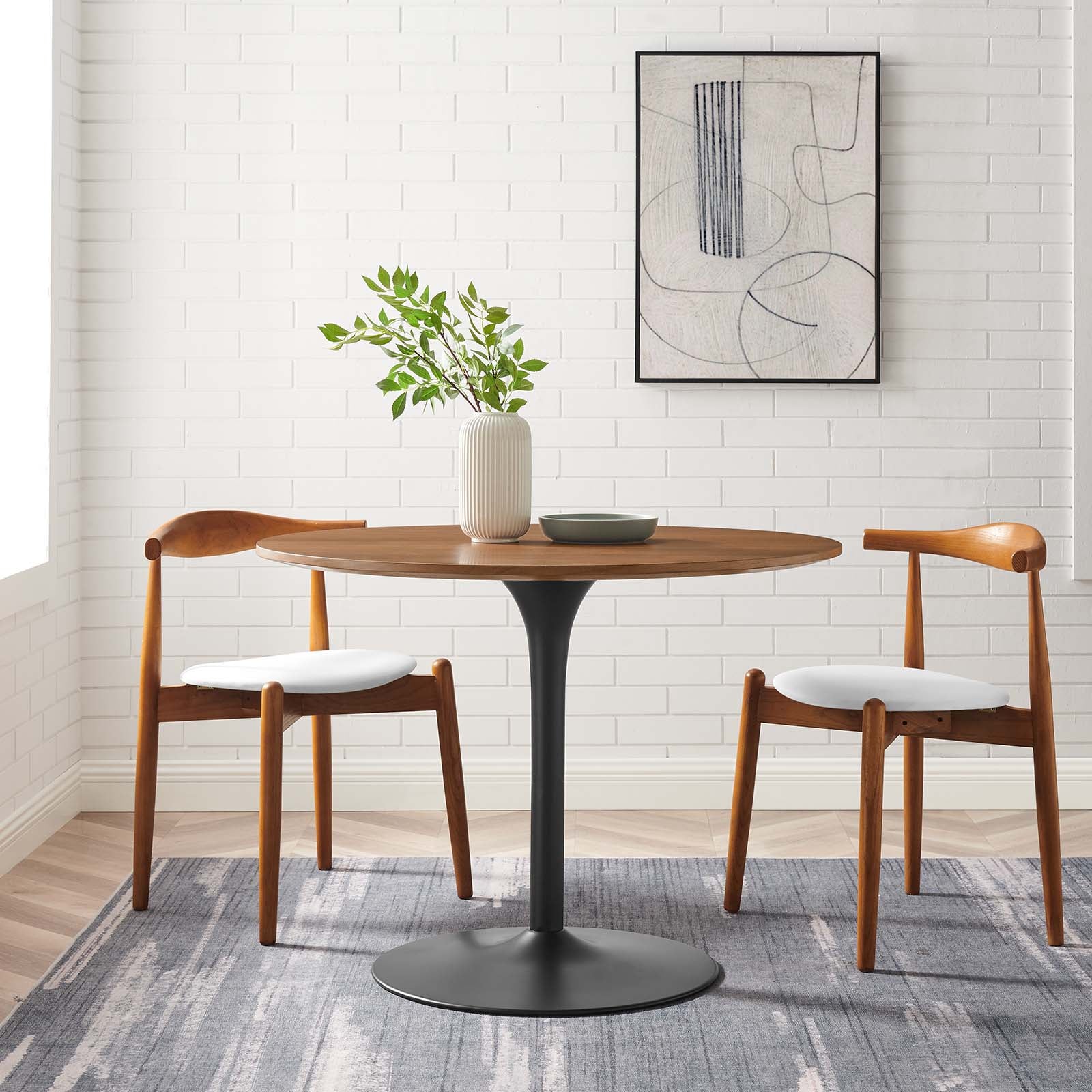 Pursuit 40" Dining Table-Dining Table-Modway-Wall2Wall Furnishings