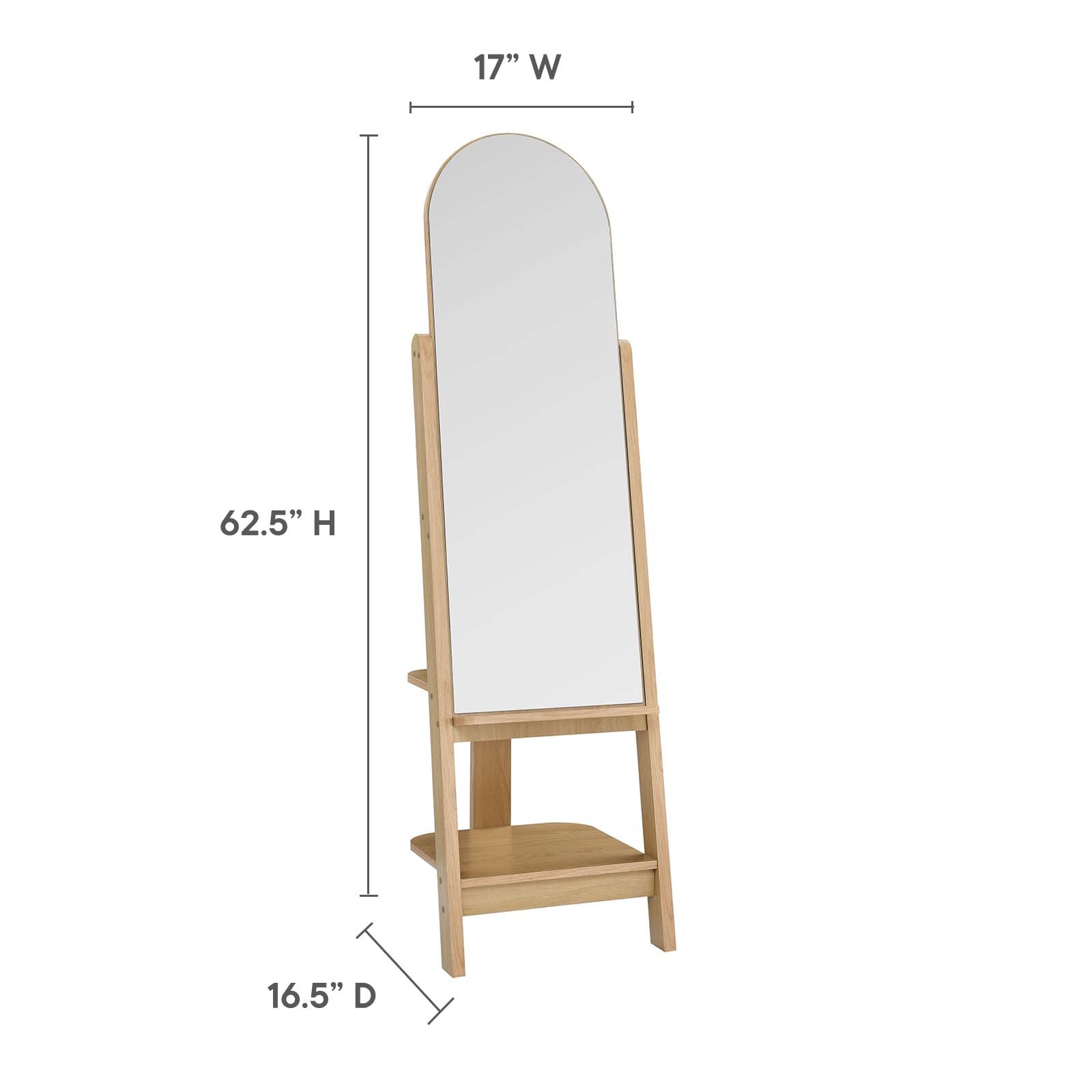 Ascend Standing Mirror-Mirror-Modway-Wall2Wall Furnishings