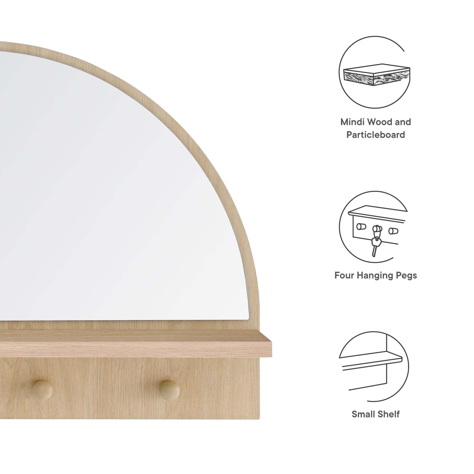 Moonbeam Arched Mirror-Mirror-Modway-Wall2Wall Furnishings