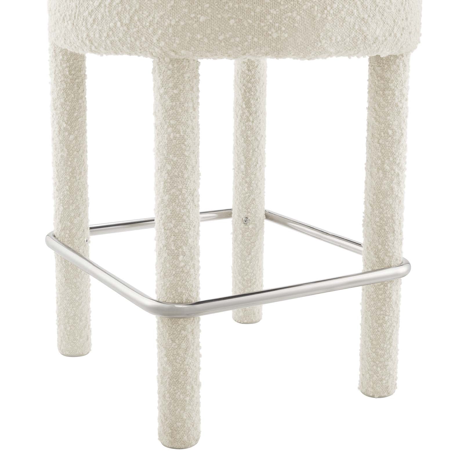 Toulouse Boucle Fabric Counter Stool-Counter Stool-Modway-Wall2Wall Furnishings