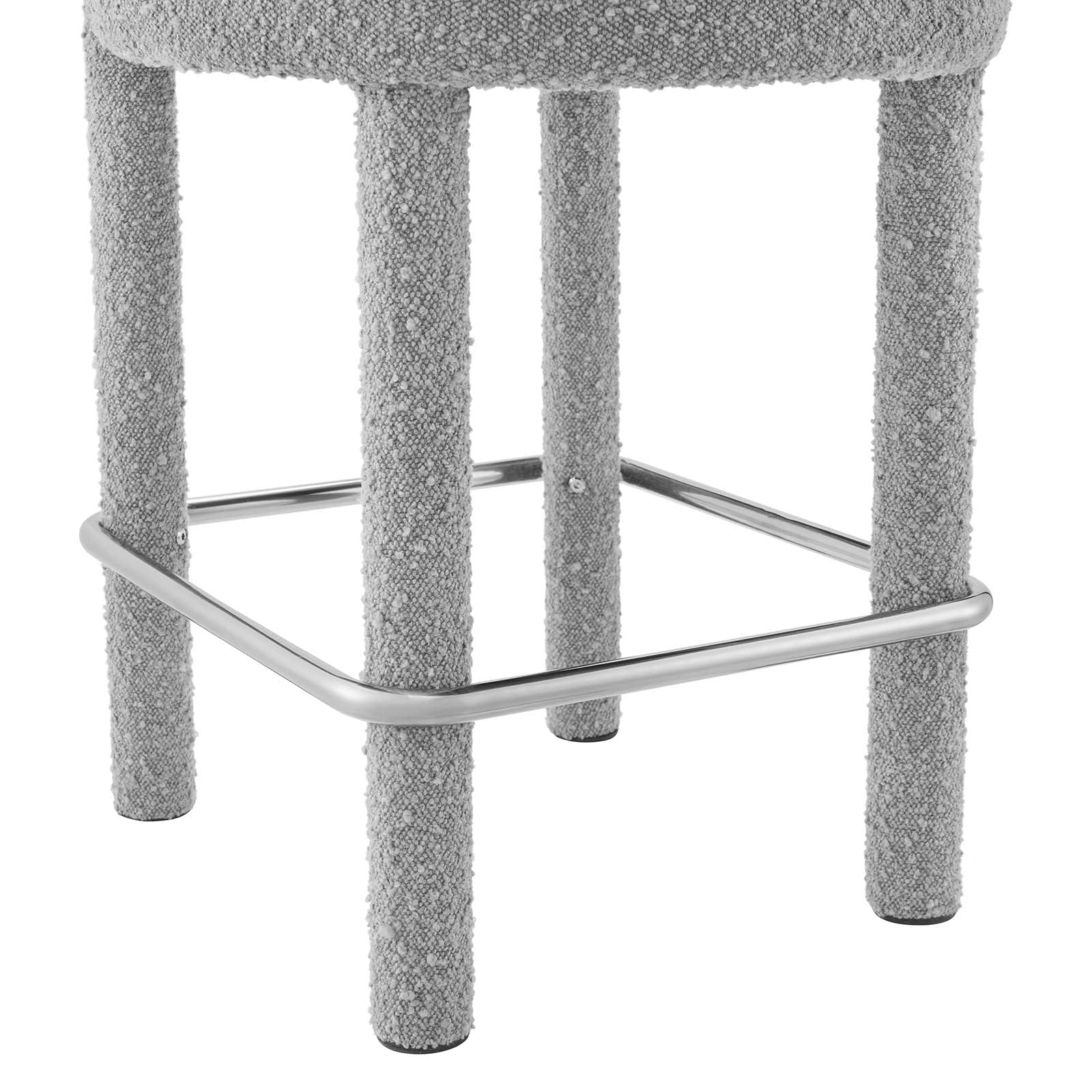 Toulouse Boucle Fabric Counter Stool-Counter Stool-Modway-Wall2Wall Furnishings