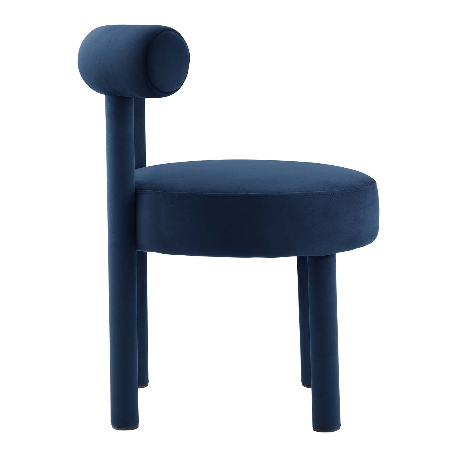 Toulouse Performance Velvet Dining Chair-Dining Chair-Modway-Wall2Wall Furnishings