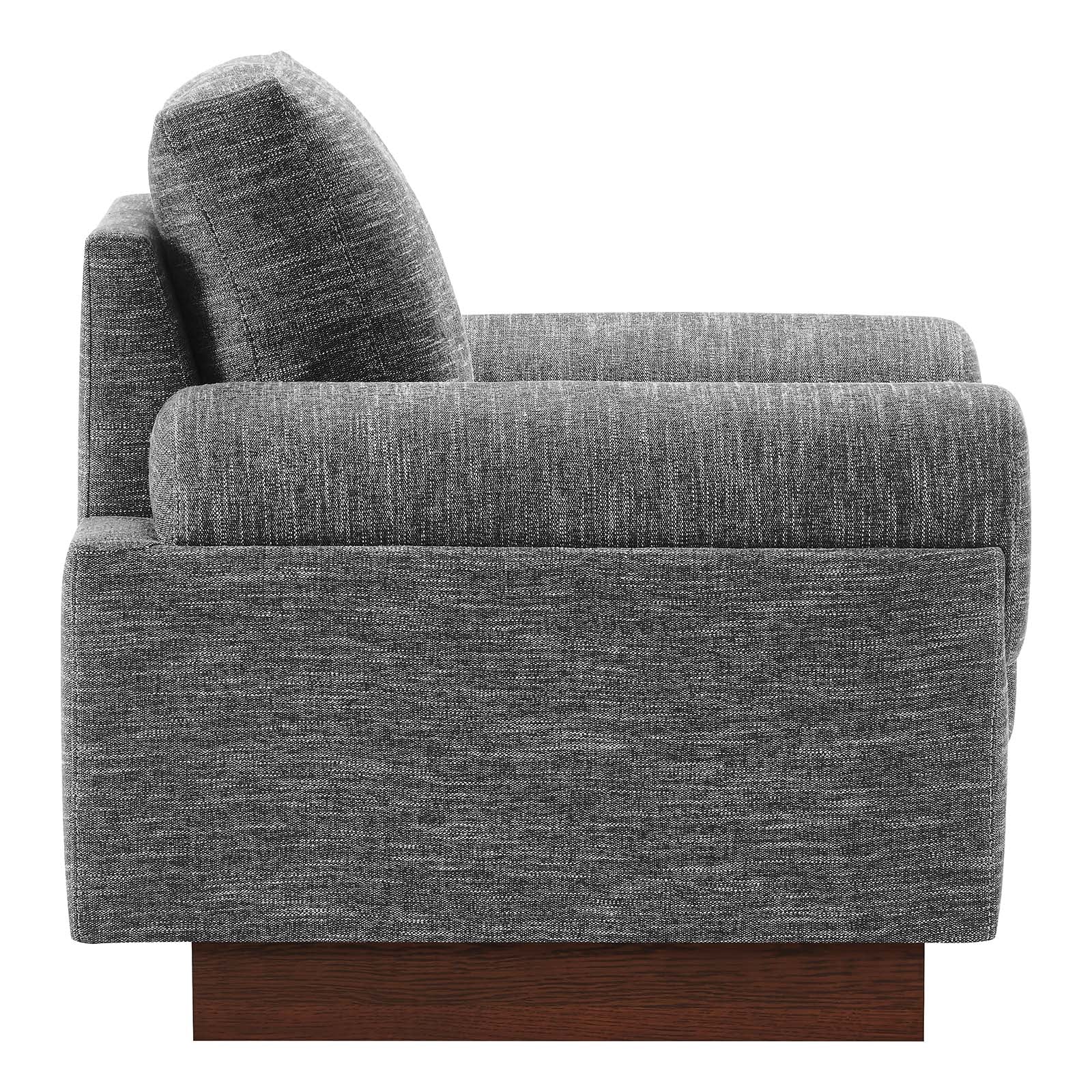 Oasis Upholstered Fabric Armchair-Armchair-Modway-Wall2Wall Furnishings
